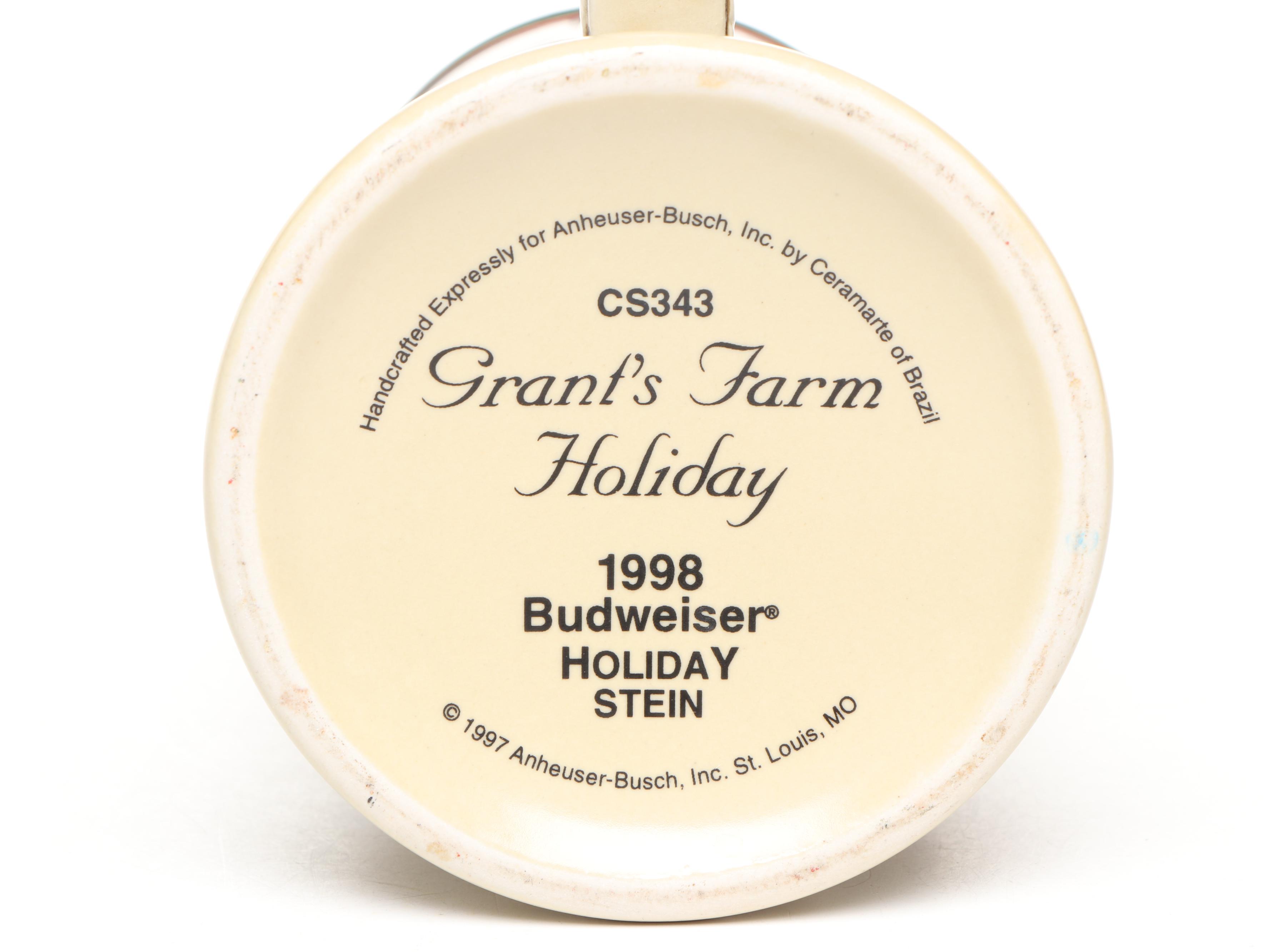 Ceramate for Anheuser-Busch Budweiser and Other Ceramic Beer Steins