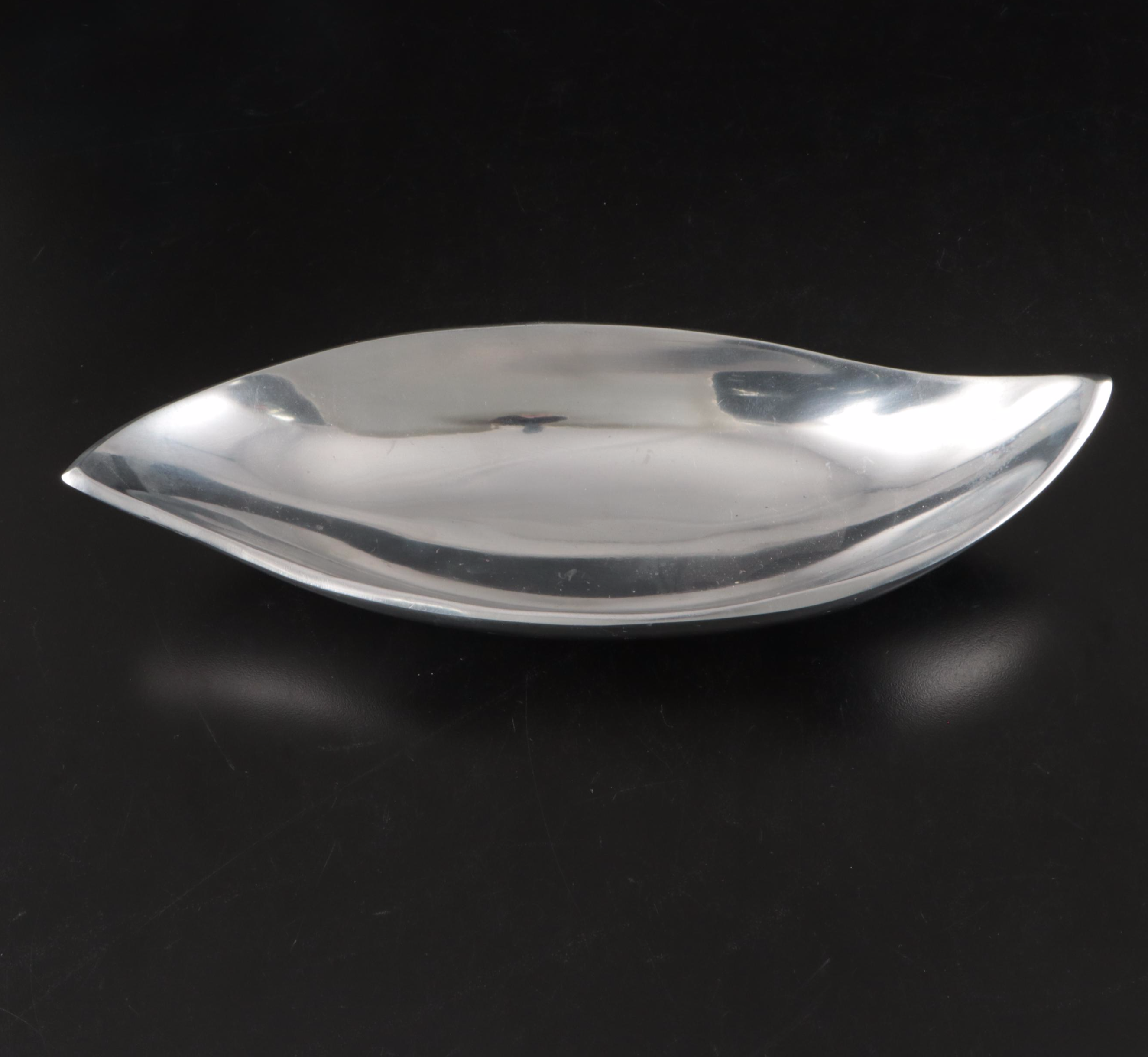 Nambé Bowls and Plate with Wilton Armetale Serving Tray