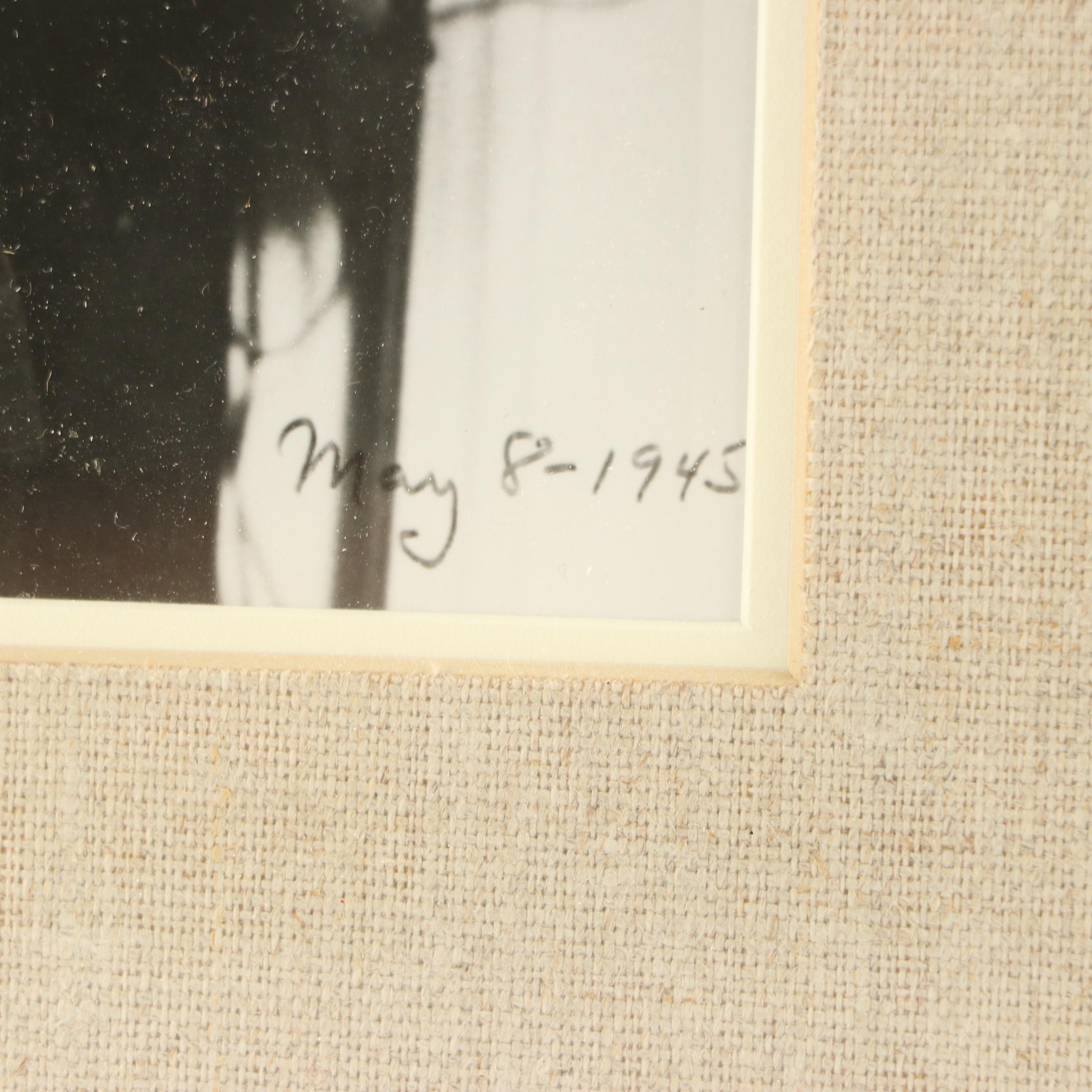 Harry S. Truman Signed Card with Print and Medal, Mid-20th Century