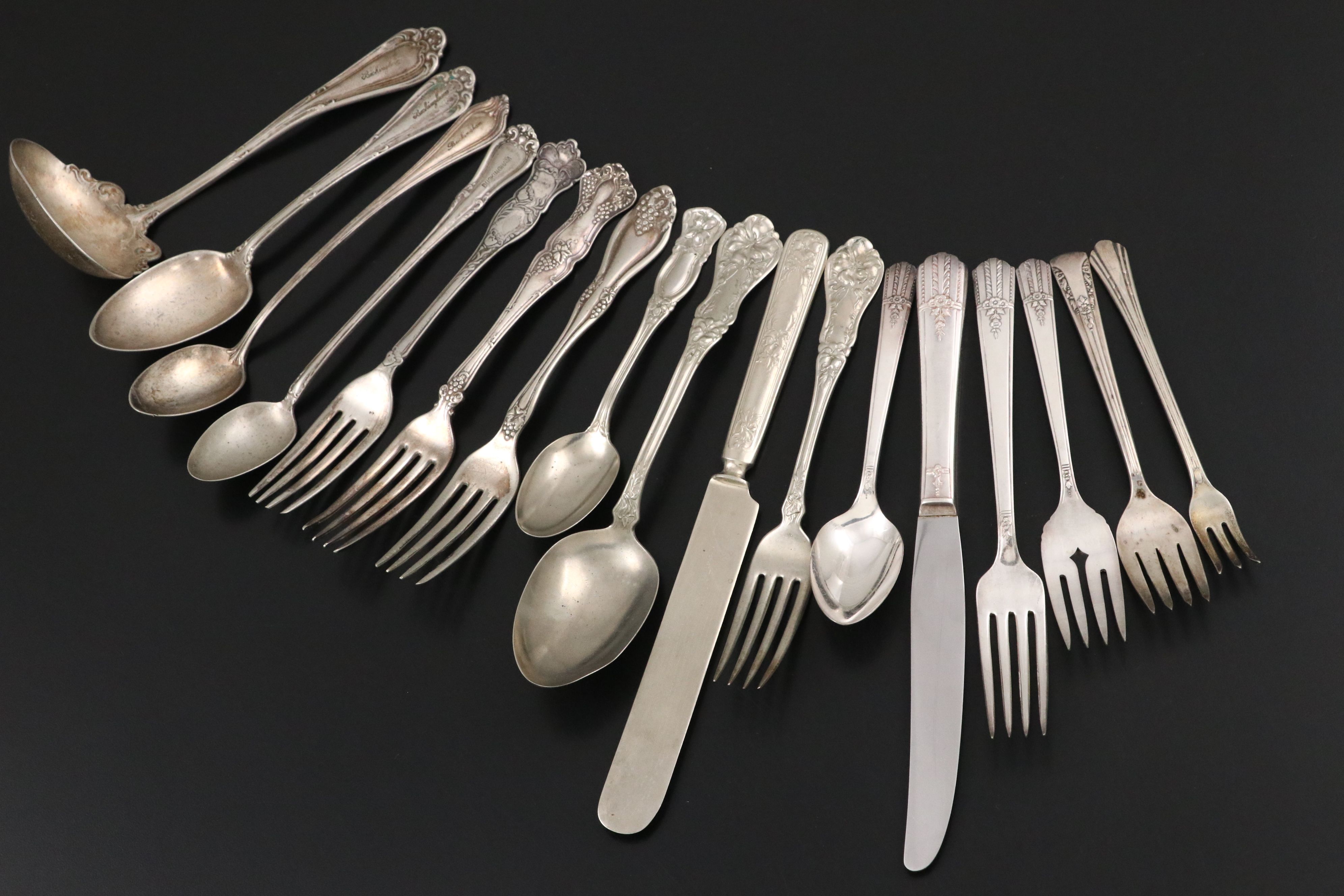 Oneida "Everlasting" with Other Silver Plate Flatware, Mid to Late 20th Century