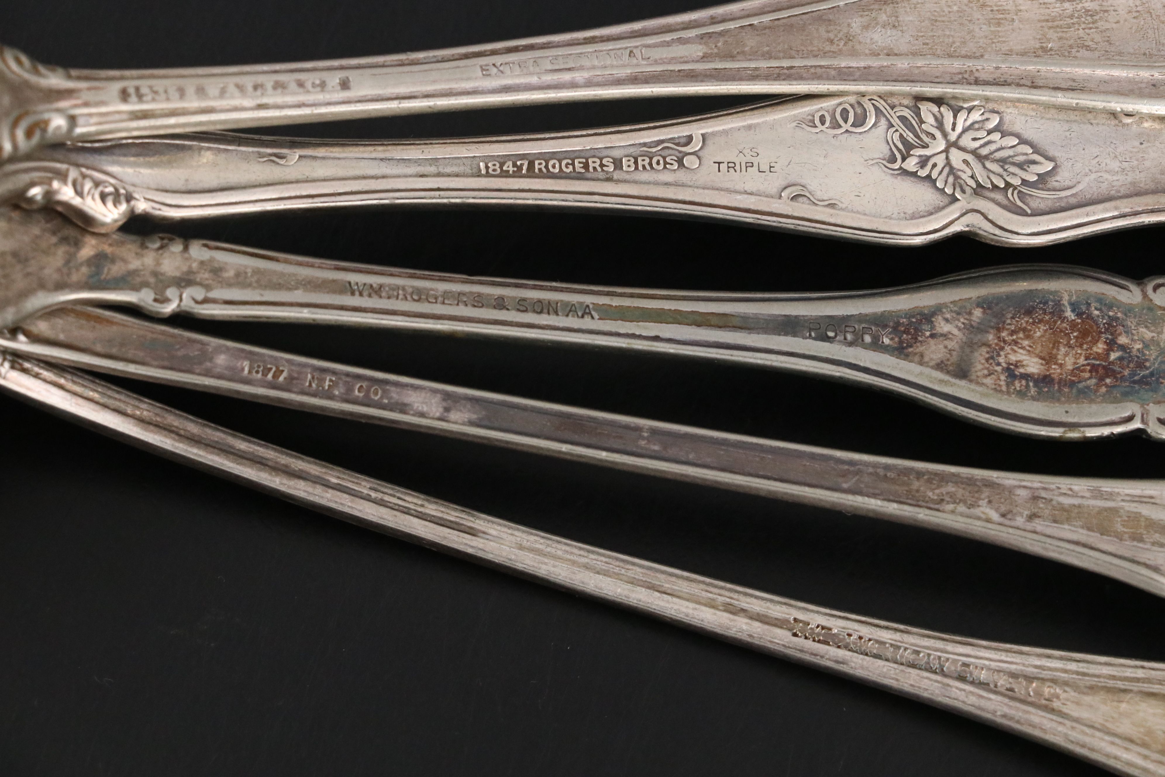 Oneida "Everlasting" with Other Silver Plate Flatware, Mid to Late 20th Century