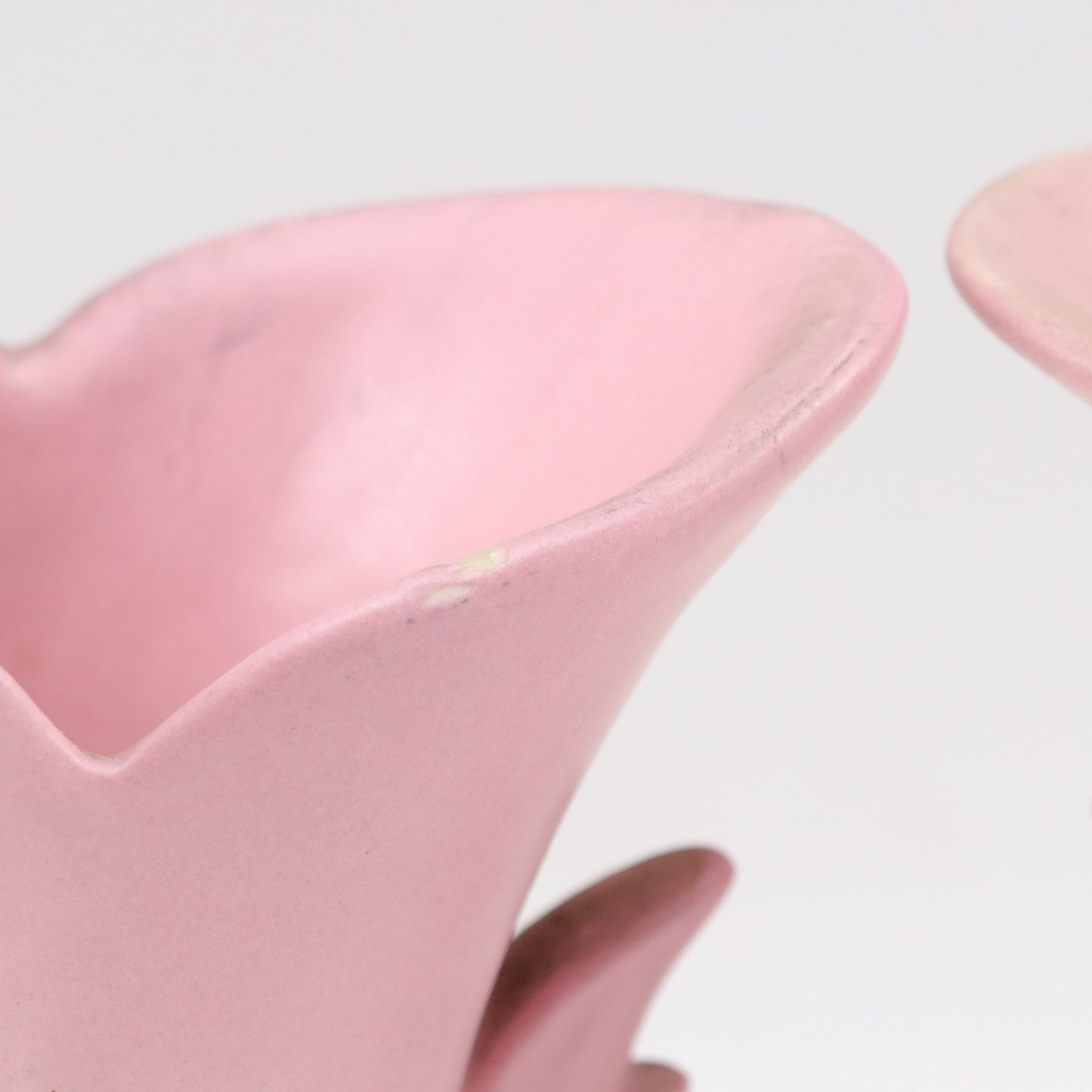 Pair of Hull Pottery "Magnolia" Ceramic Vases, Mid to Late 20th Century