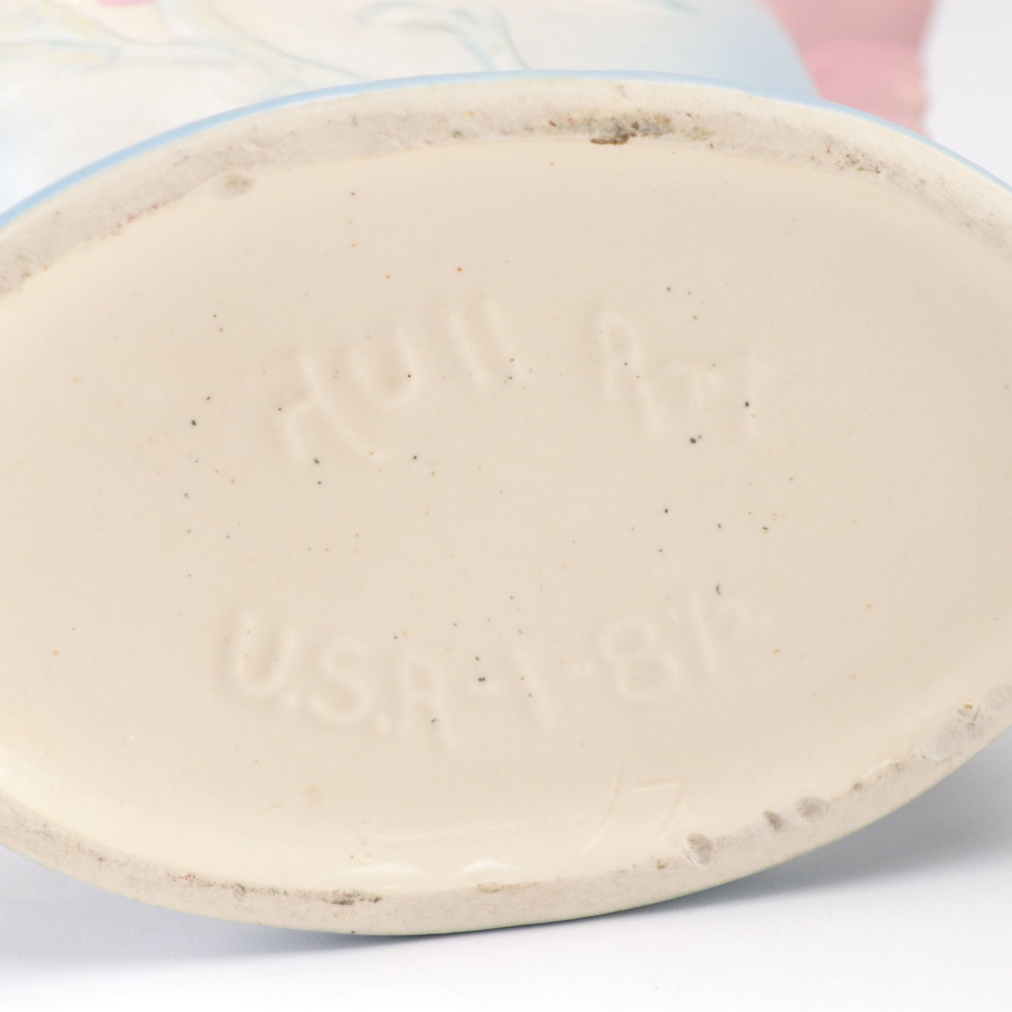 Pair of Hull Pottery "Magnolia" Ceramic Vases, Mid to Late 20th Century