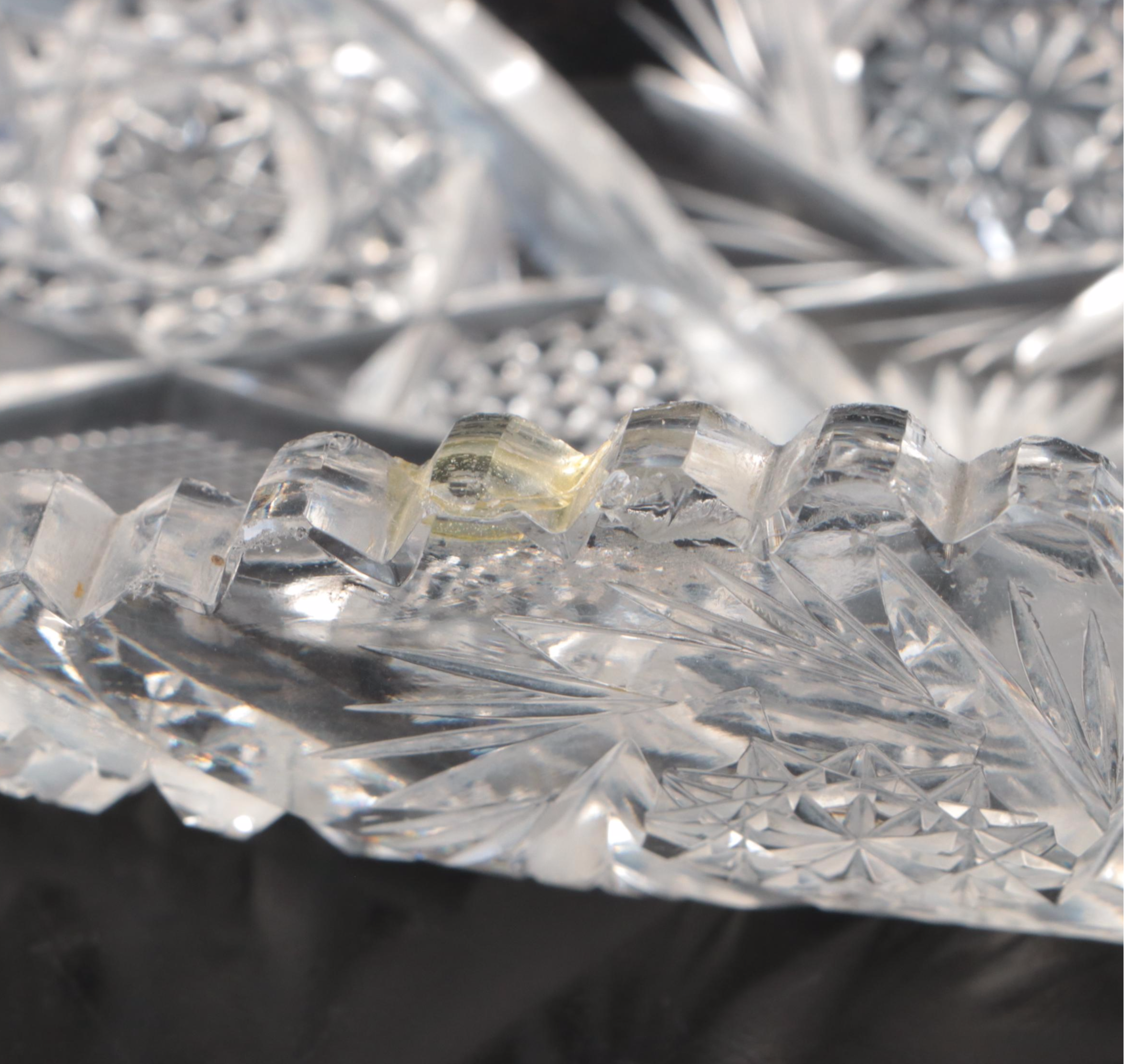 Imperial Glass and Other Crystal Cut Serving Dishes