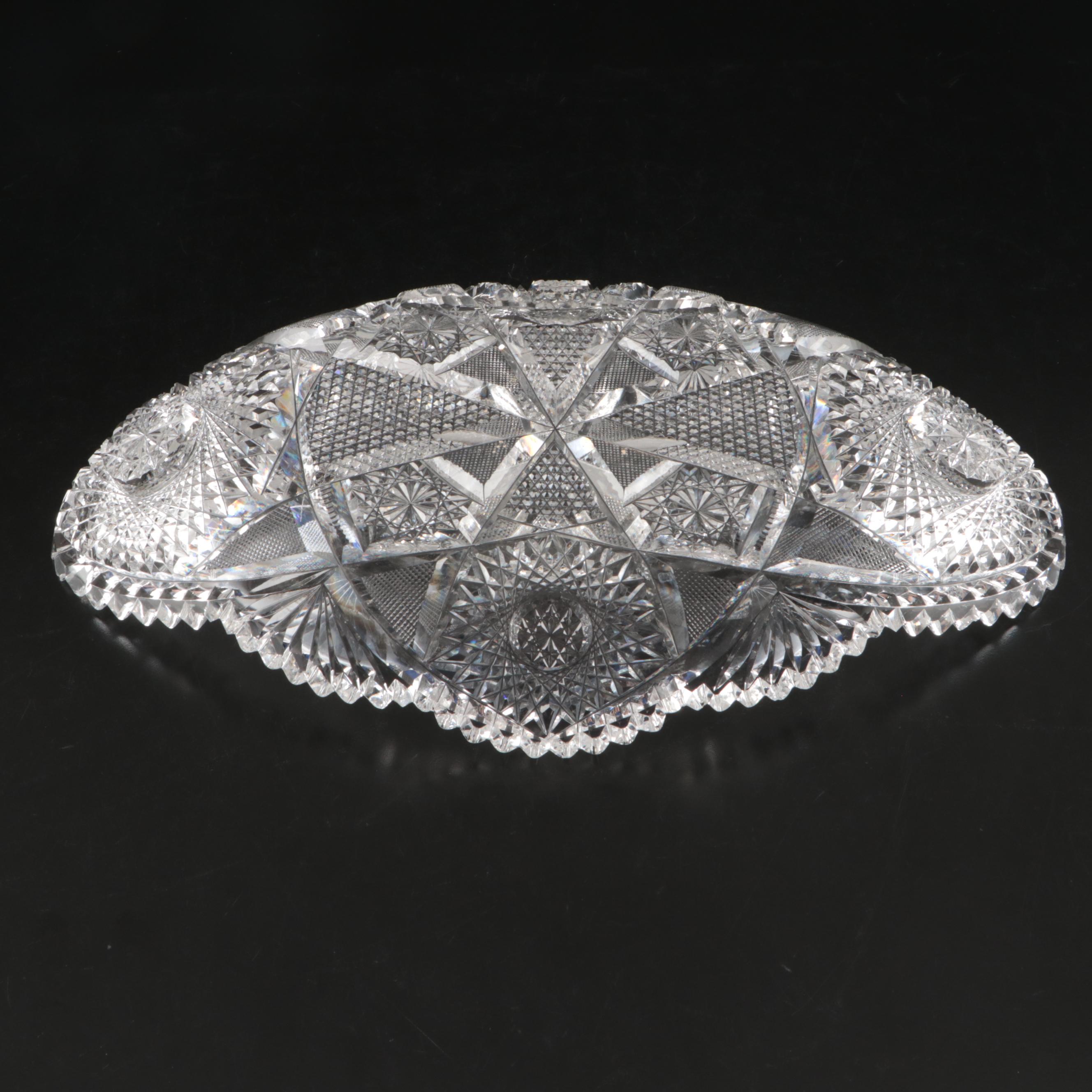 Imperial Glass and Other Crystal Cut Serving Dishes