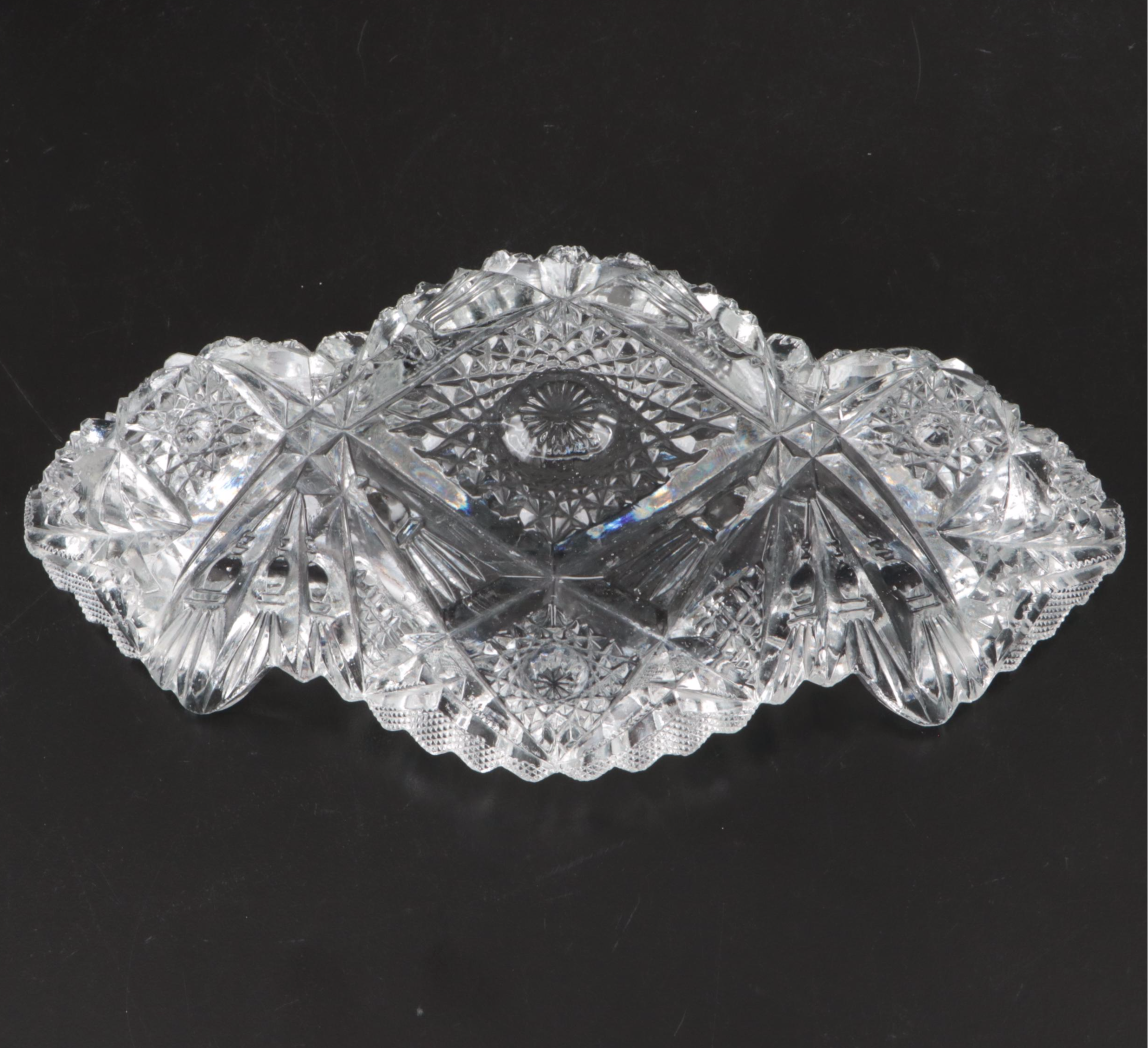 Imperial Glass and Other Crystal Cut Serving Dishes