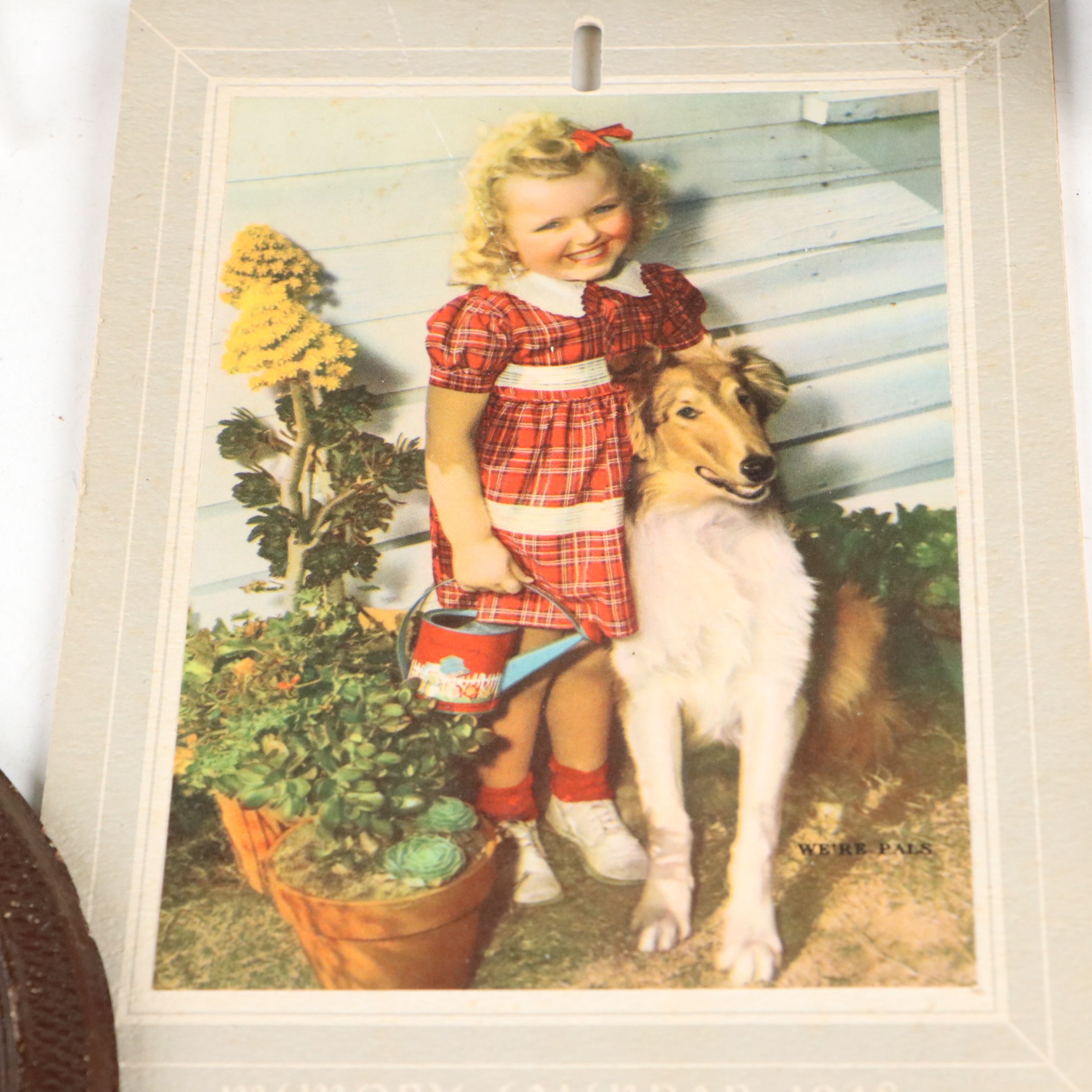 Victorian Portraits of Men, Women and Children with Calendar