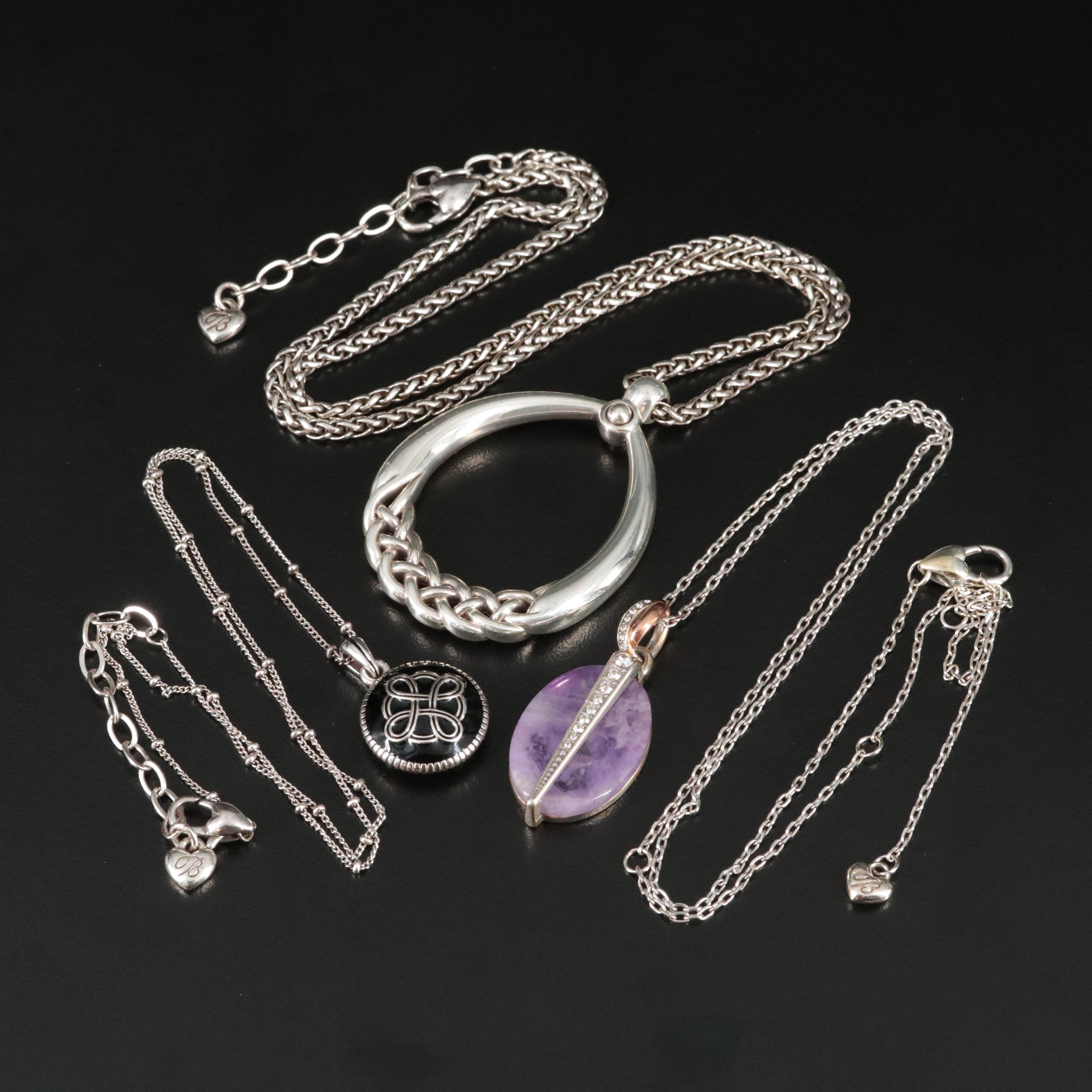 Brighton Amethyst and Enamel Necklace Collection