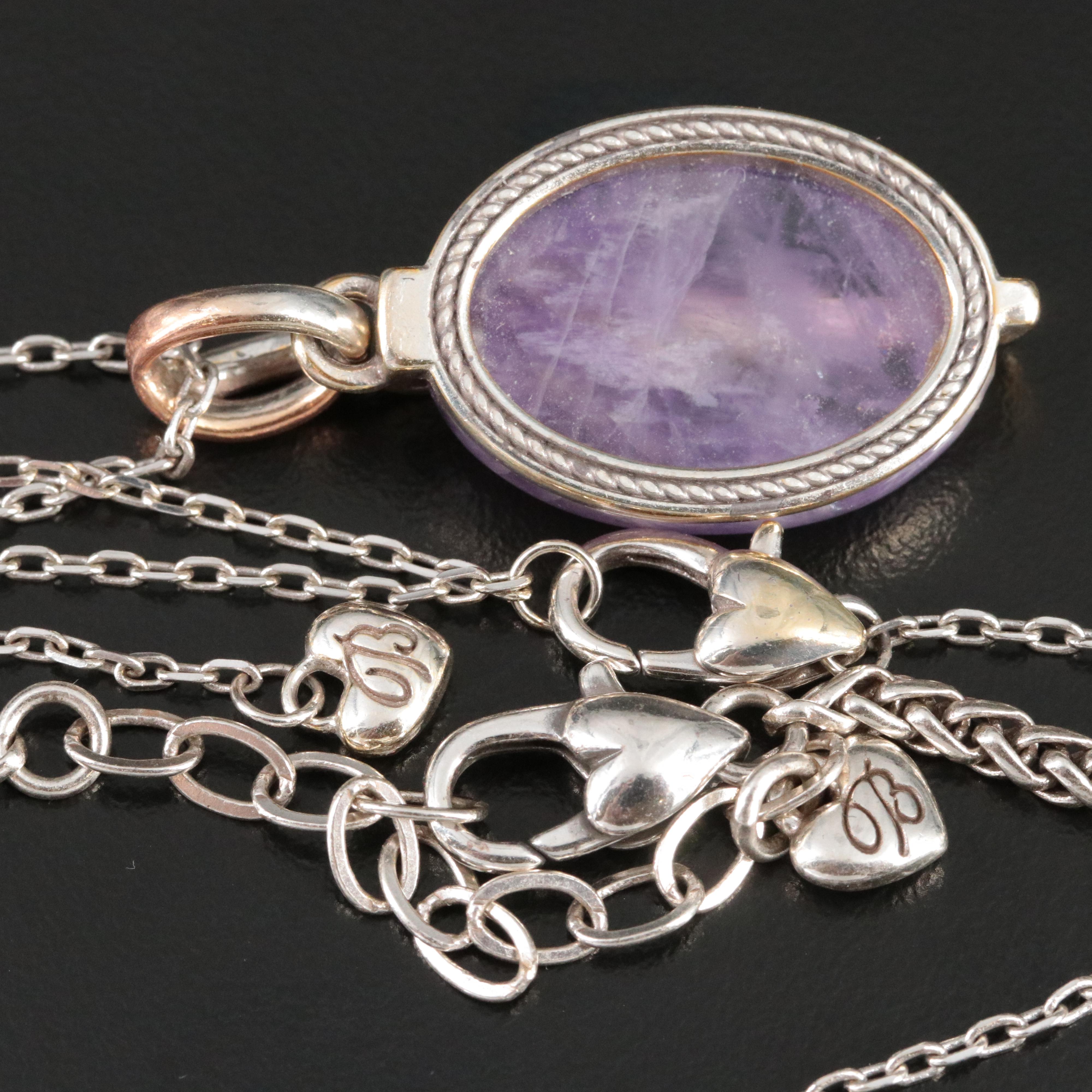 Brighton Amethyst and Enamel Necklace Collection