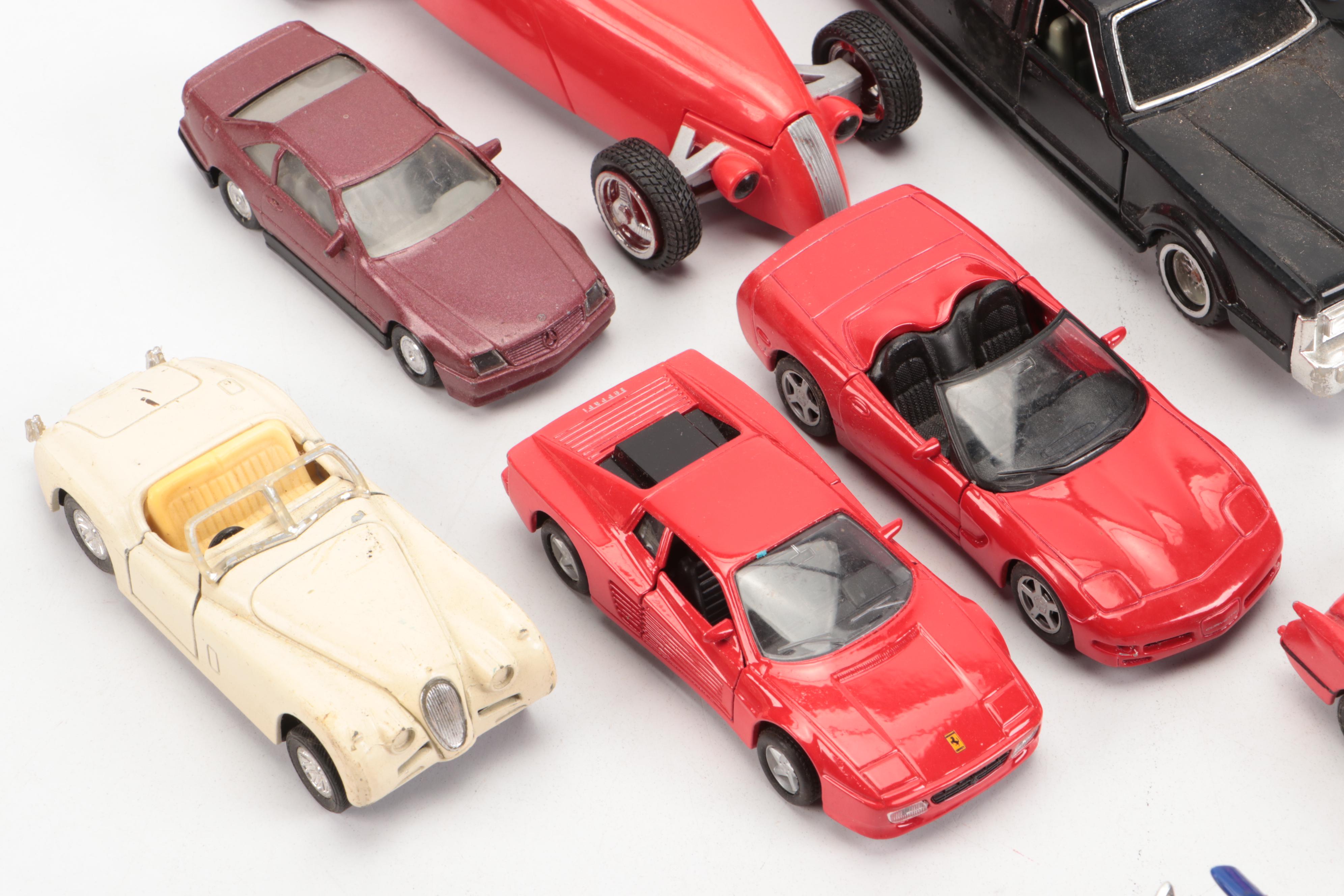 Maisto Porsche Boxster, Lotus Elan and Other Diecast and Model Cars
