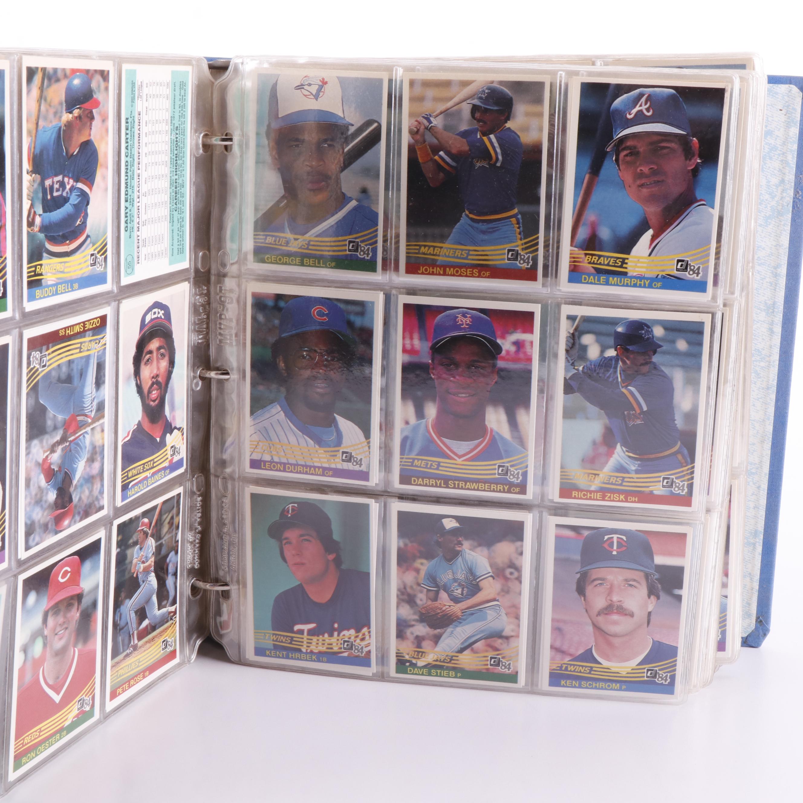 1984 Donruss Baseball Cards with 1971 Topps Coins Featuring Nolan Ryan, More