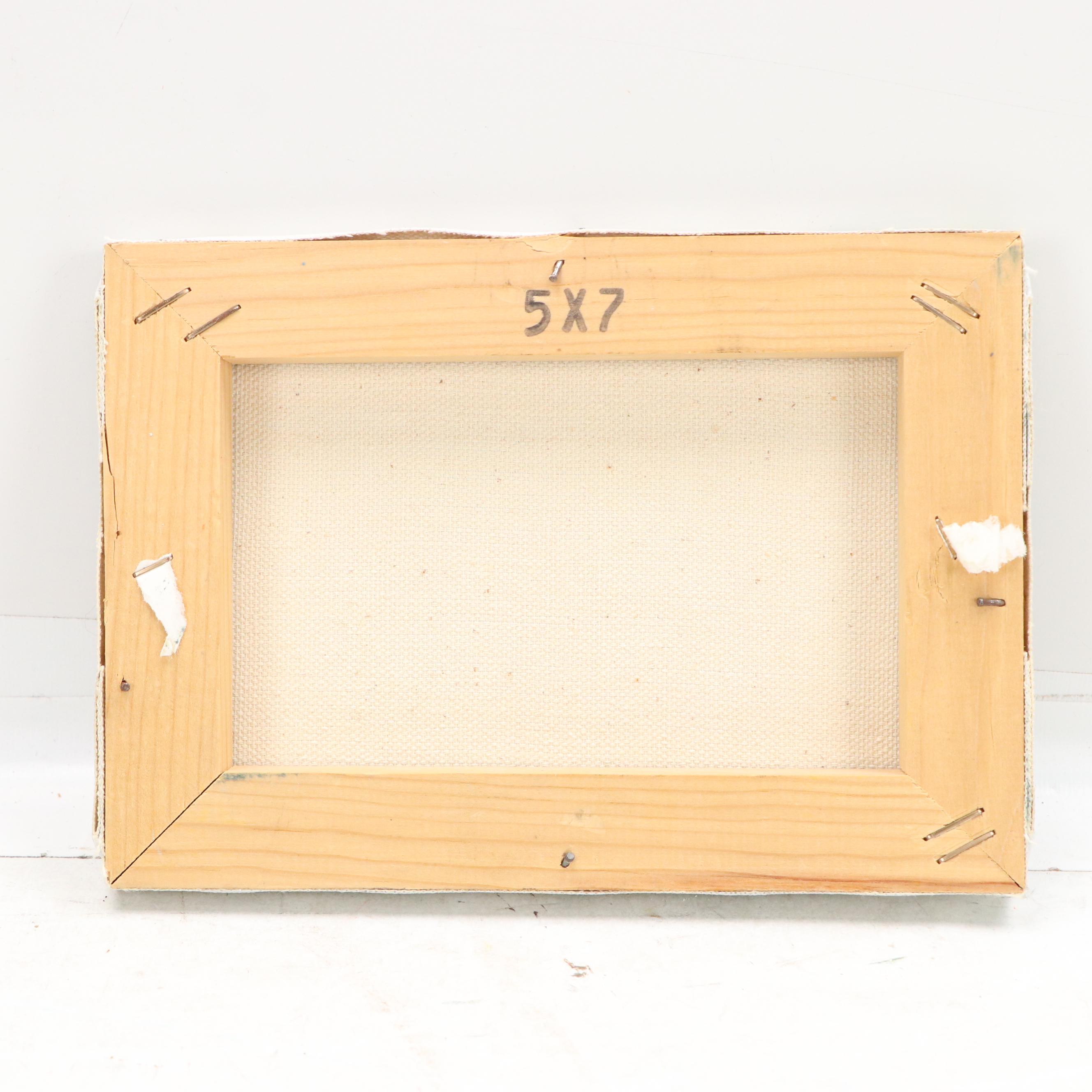 Sal Salinero Oil Painting of a Fish, Late 20th Century