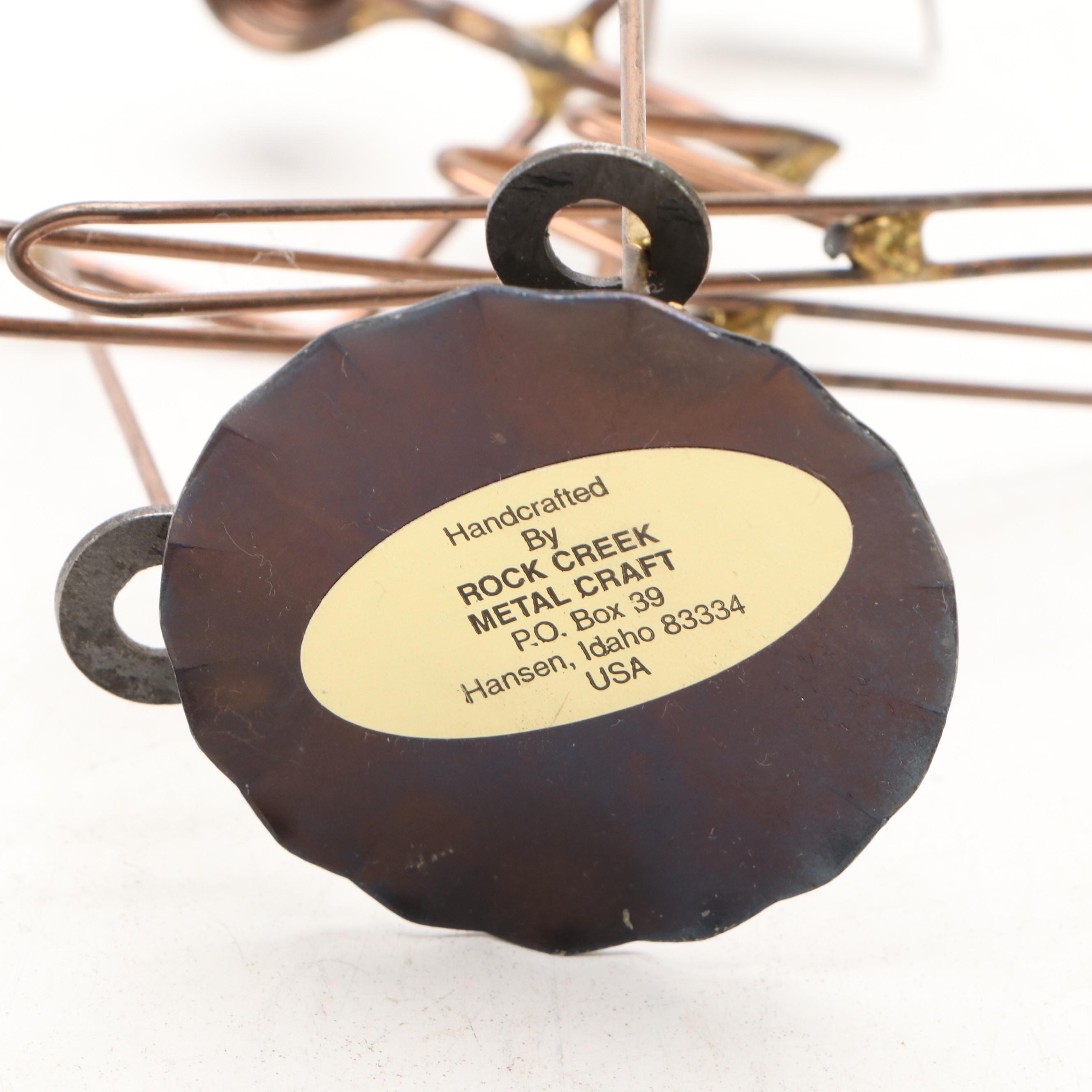 Ski Boot Table Lighter with Brass Golf Club Bottle Opener, Rock Creek Figure