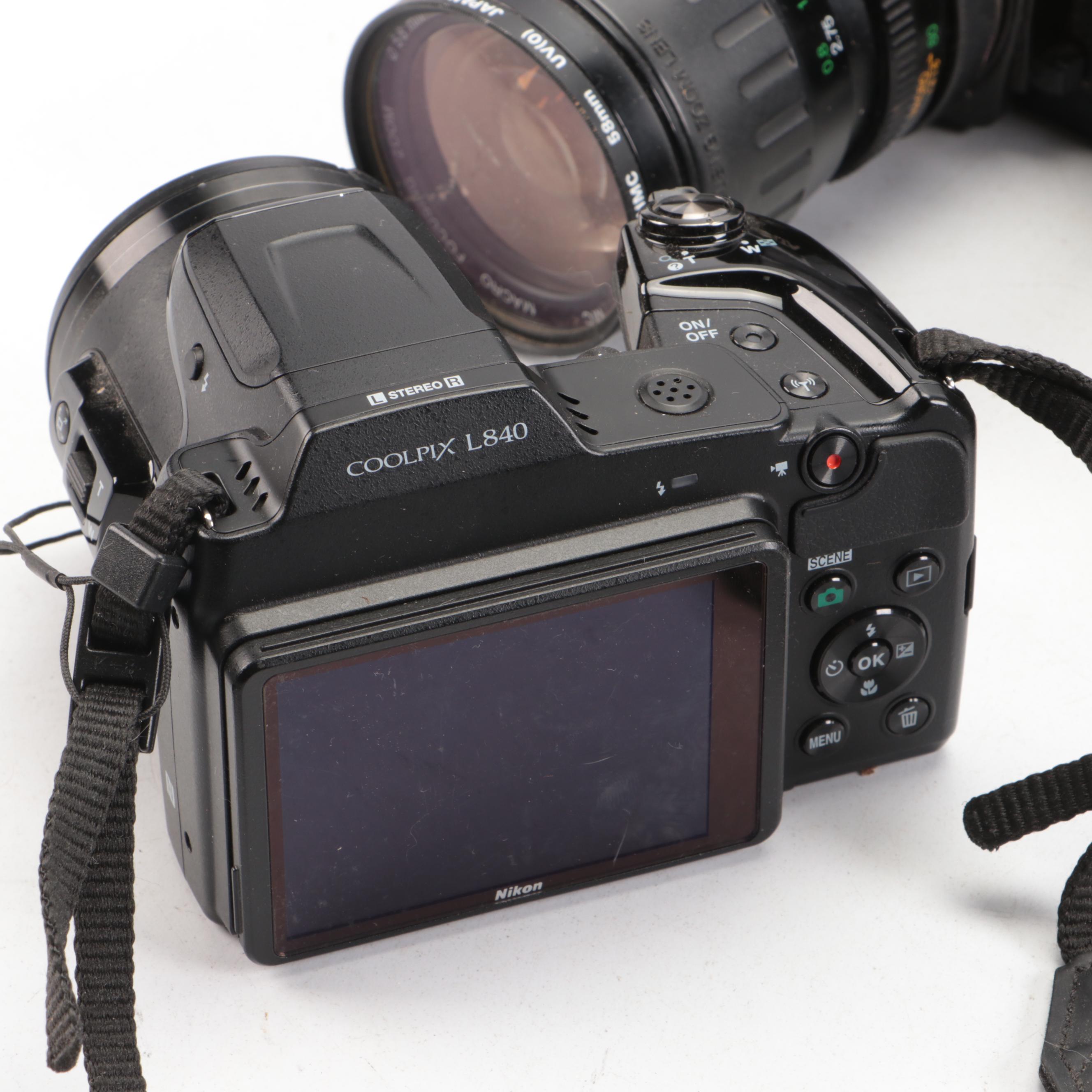 Nikon DX and Coolpix DSLR Cameras with Other DSLR Cameras and Accessories