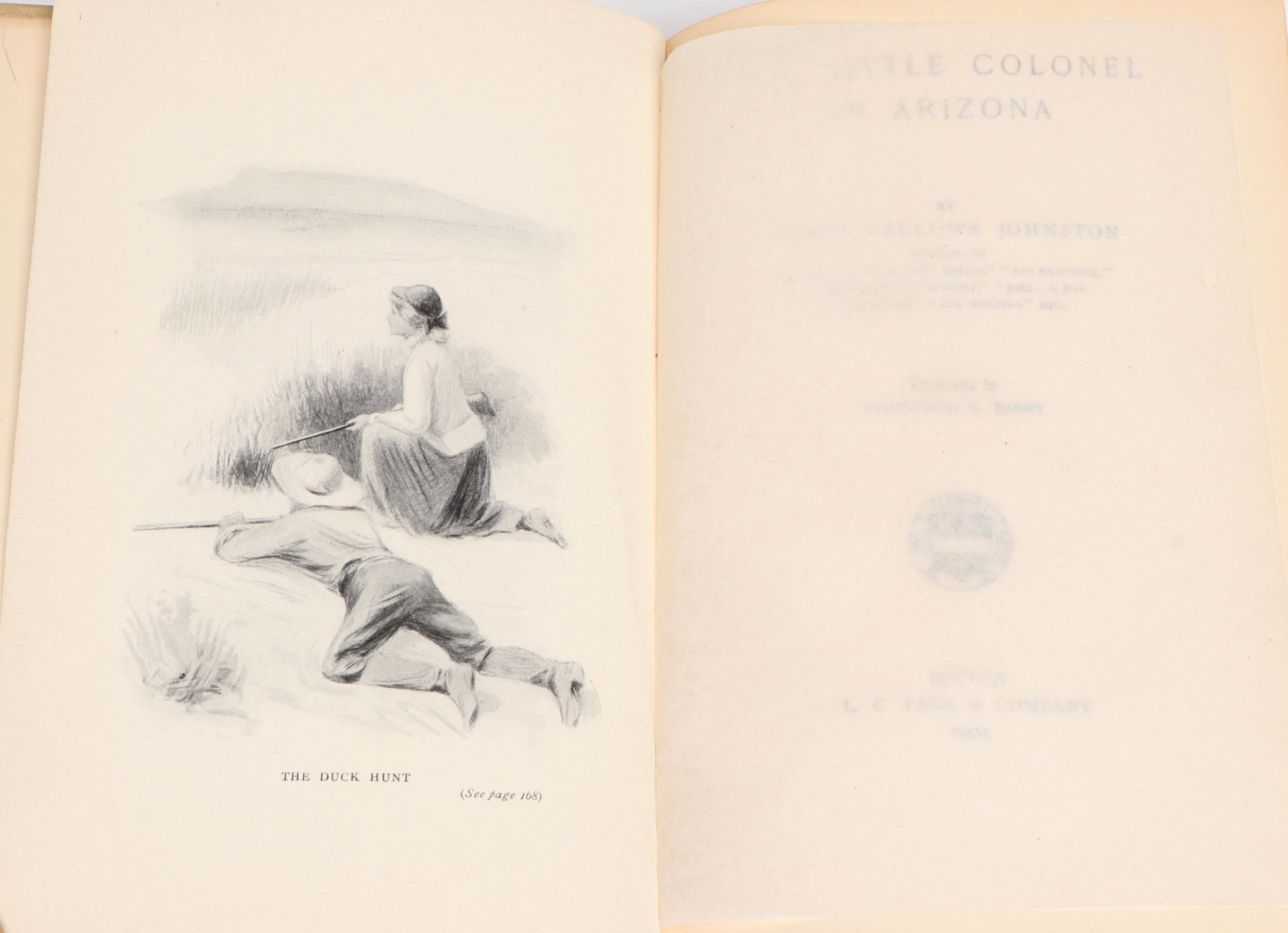 Illustrated "The Little Colonel in Arizona" by Annie Fellows Johnston, 1905