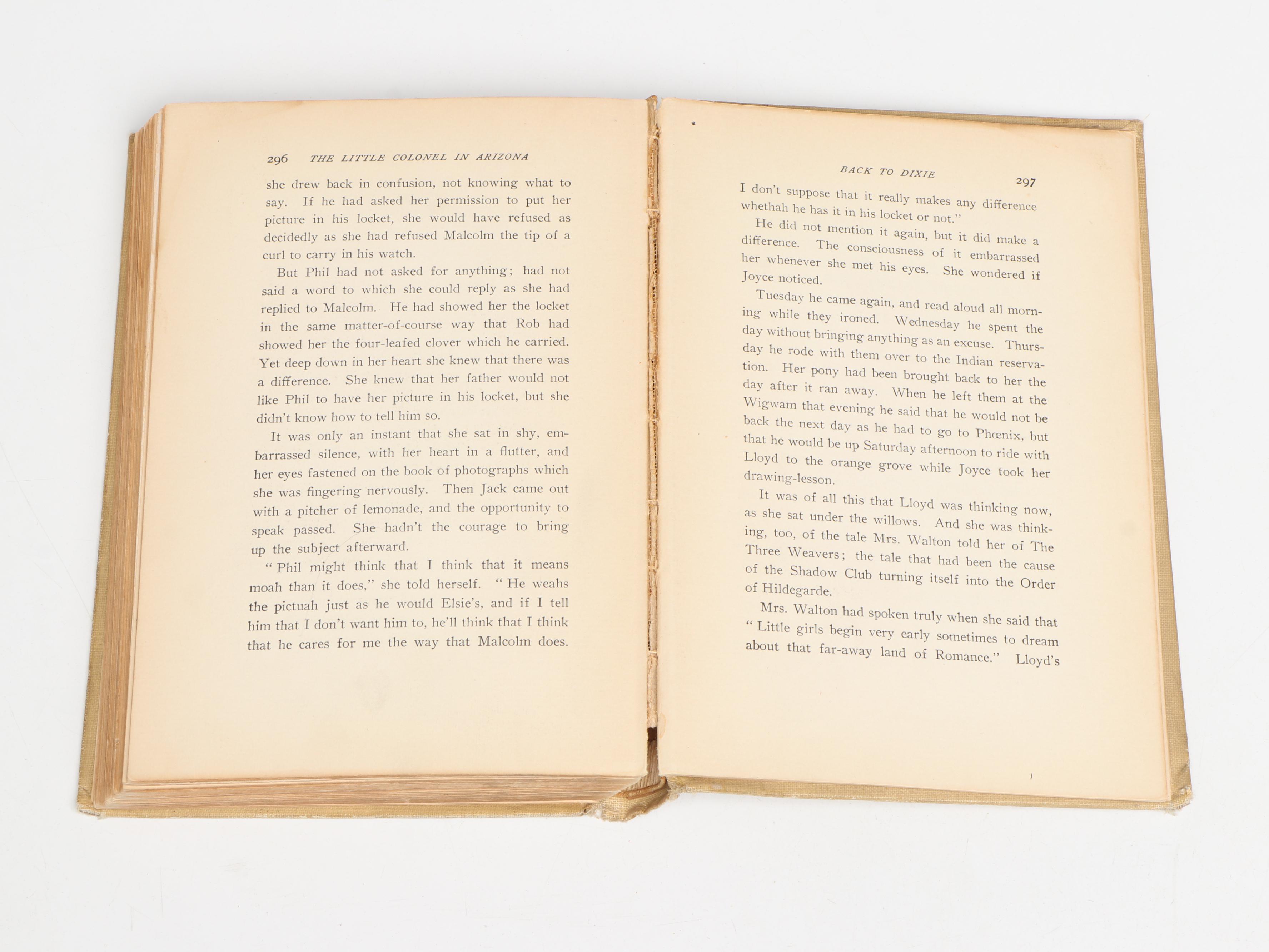 Illustrated "The Little Colonel in Arizona" by Annie Fellows Johnston, 1905