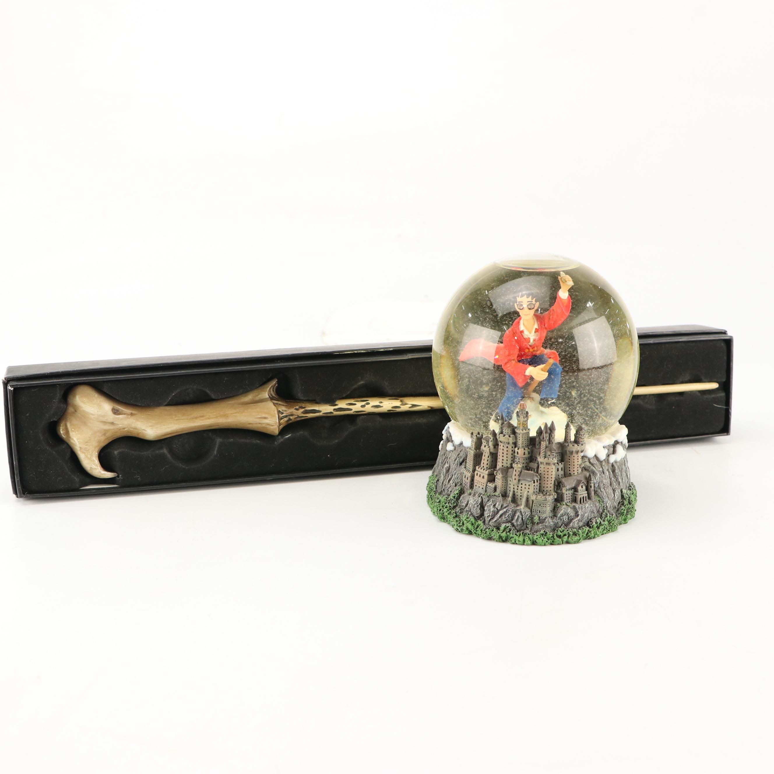 Universal Studios "Lord Voldemort" and Enesco "Quidditch" Snow Globe