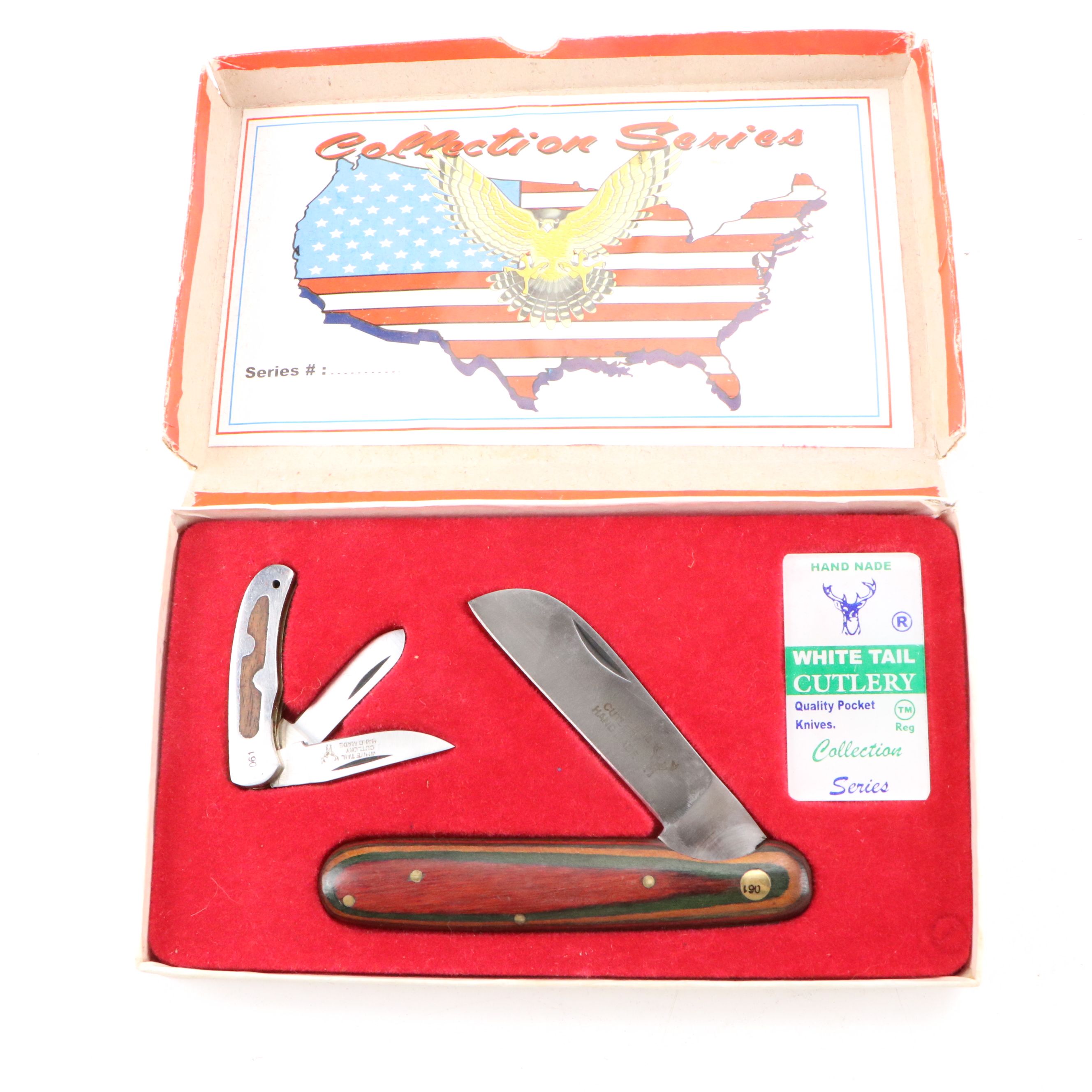 White Tail Cutlery Handmade Stainless Steel and Other Pocket Knives