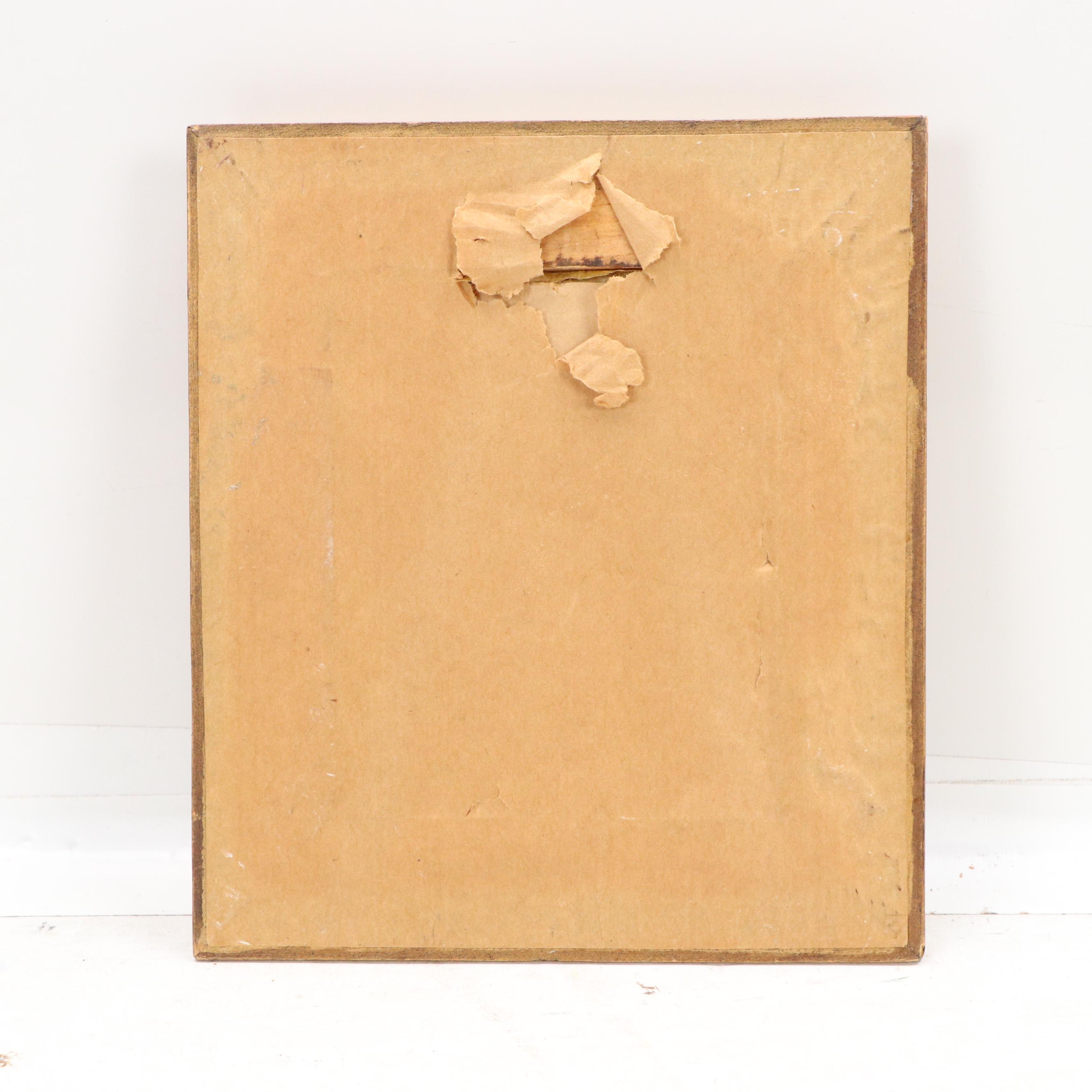 Oil Painting of Mushrooms, Late 20th Century