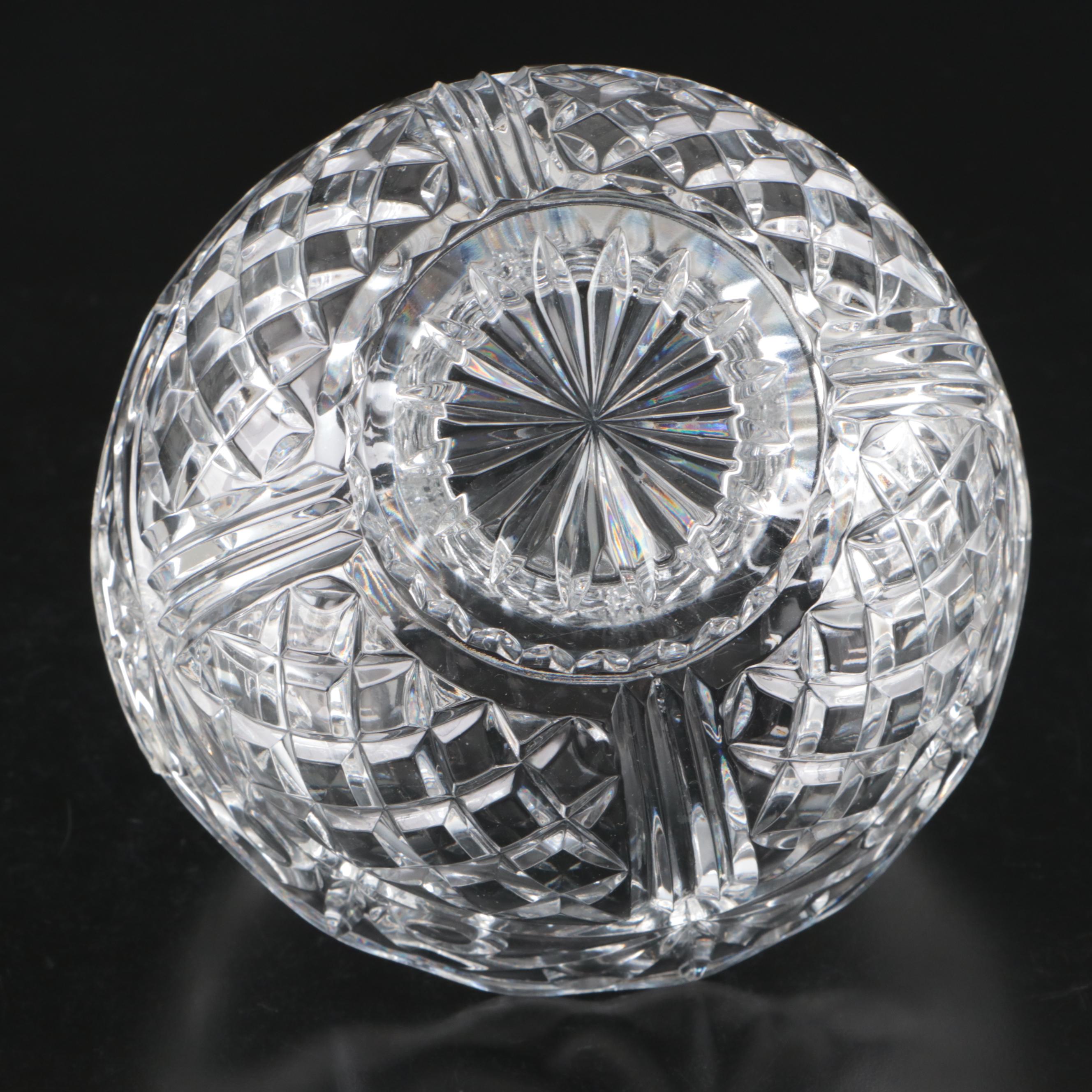 Fifth Avenue Crystal "Venice" Handled Basket with Other Handled Baskets