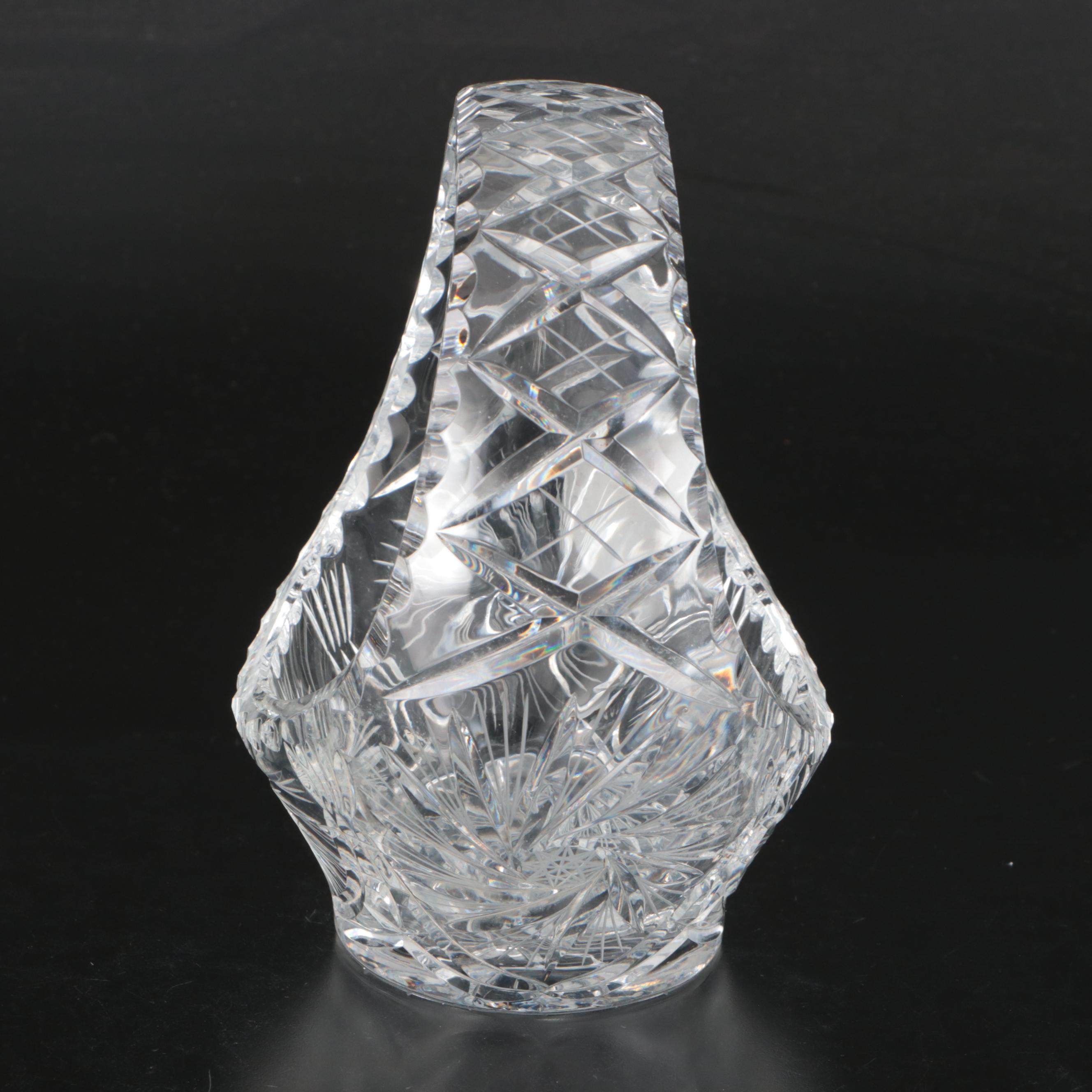 Fifth Avenue Crystal "Venice" Handled Basket with Other Handled Baskets