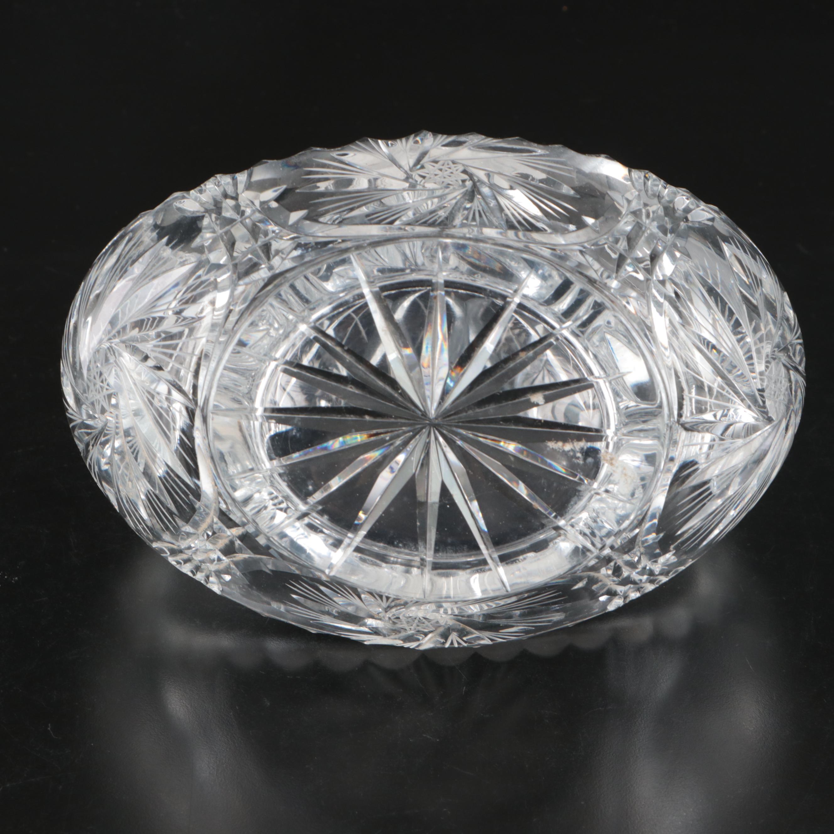 Fifth Avenue Crystal "Venice" Handled Basket with Other Handled Baskets
