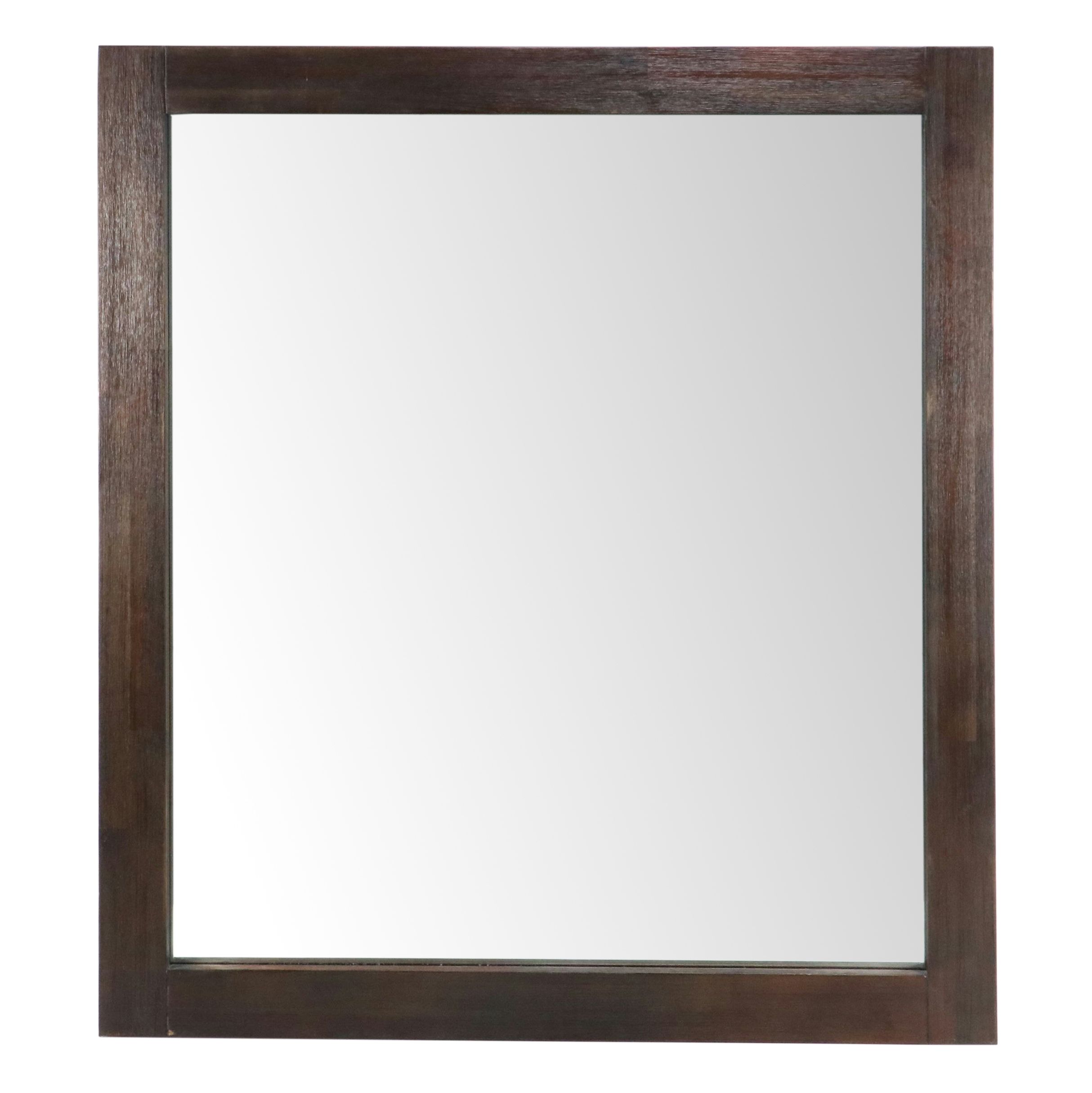 Contemporary Wood Framed Vanity Mirror