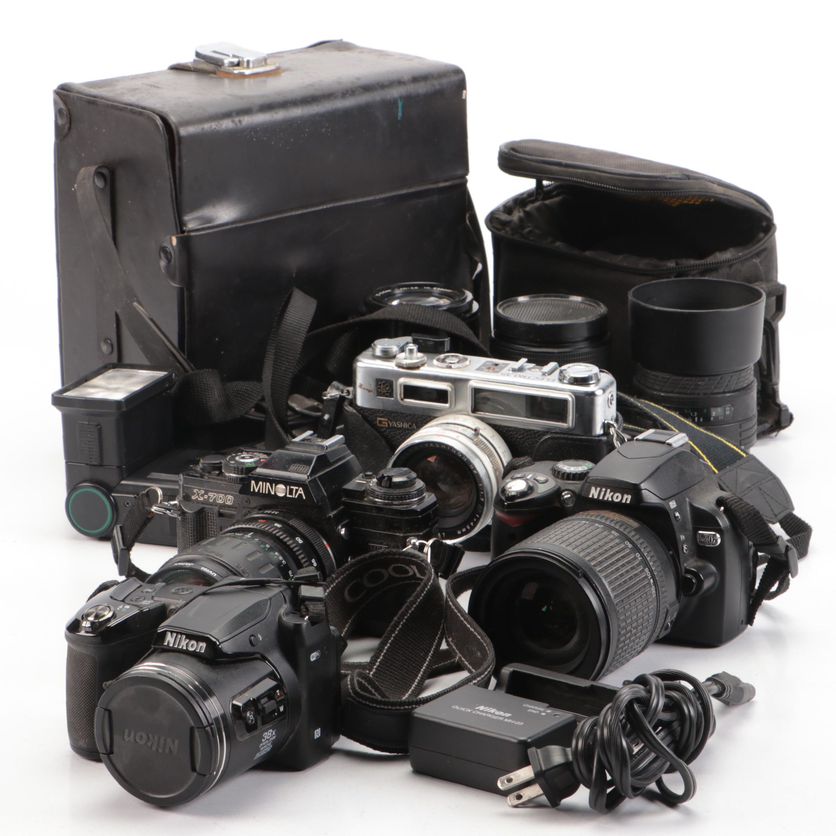 Nikon DX and Coolpix DSLR Cameras with Other DSLR Cameras and Accessories