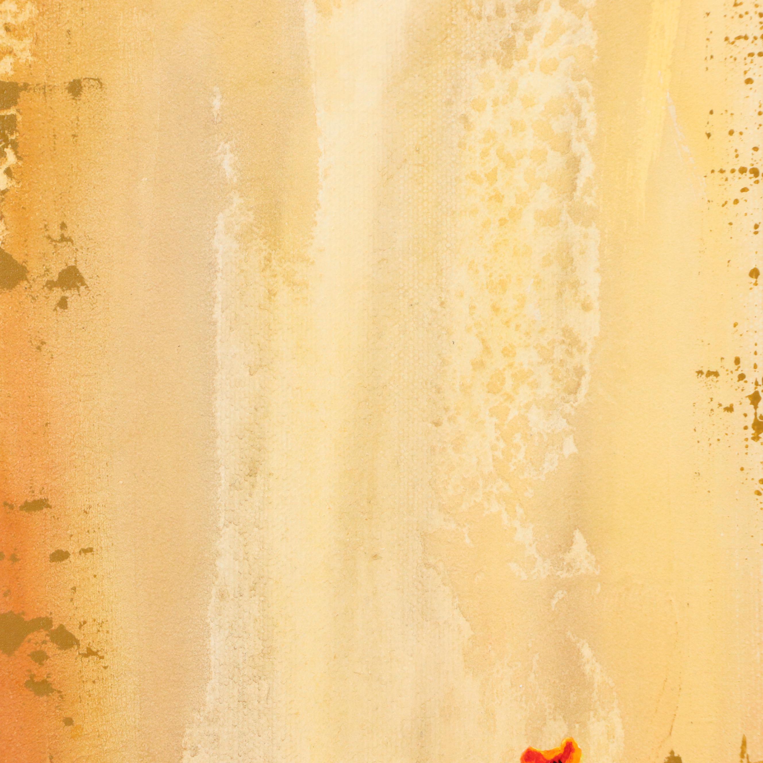 Stylized Acrylic Painting of a Bear "Parkshot," 21st Century