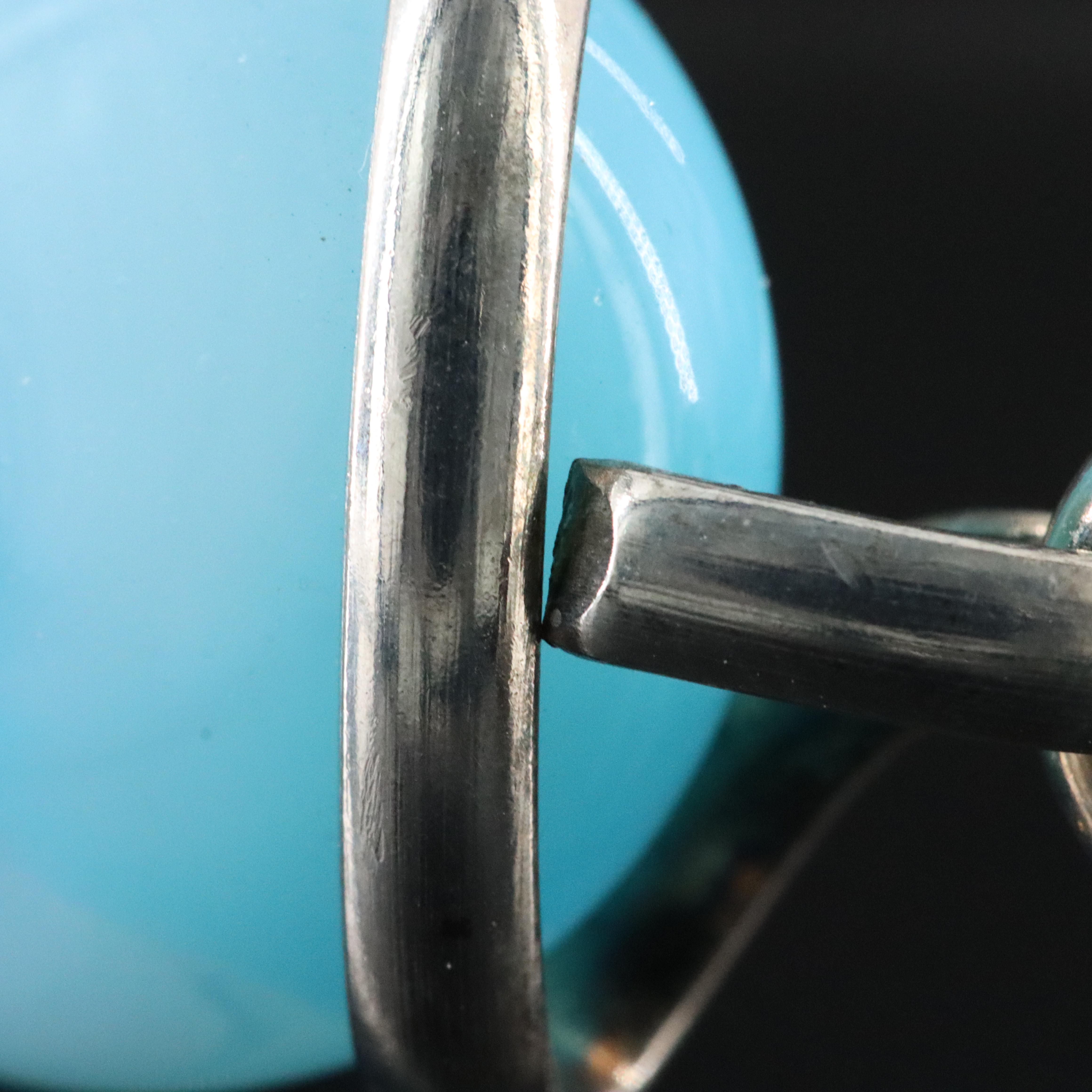 Bangle Bracelet with Glass