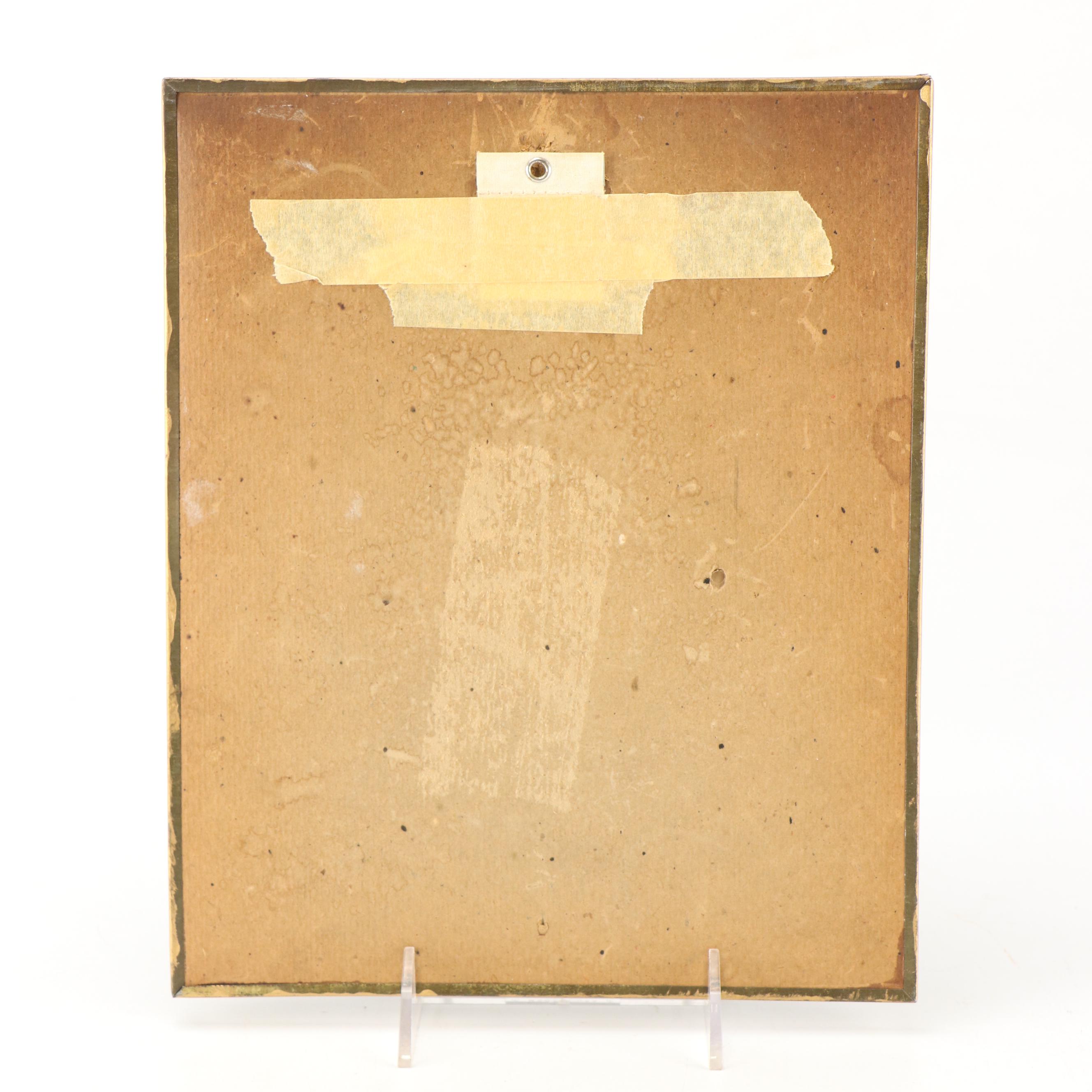 Porcelain Collector Plates with Framed Ribbon Art