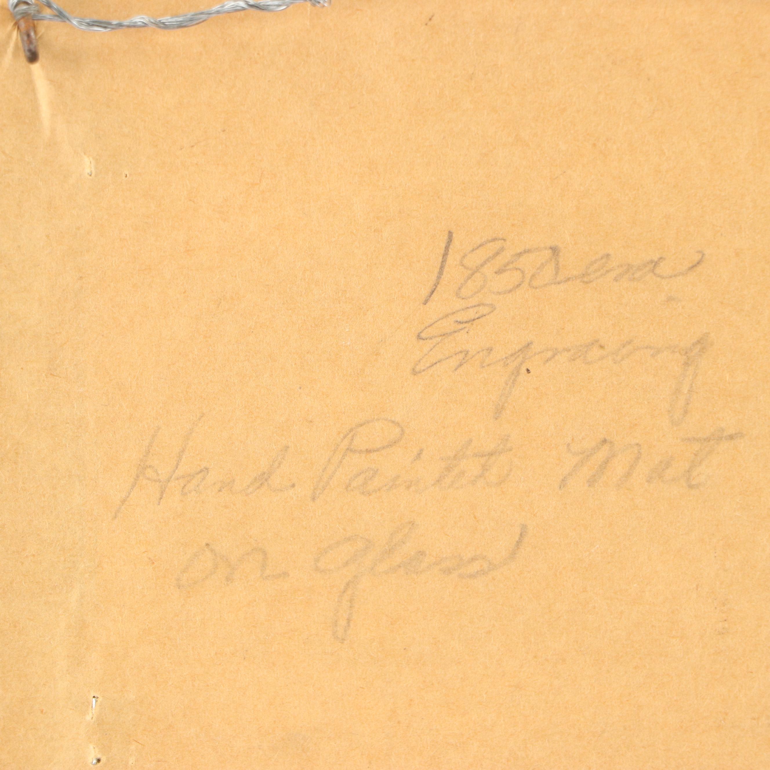 Porcelain Collector Plates with Framed Ribbon Art