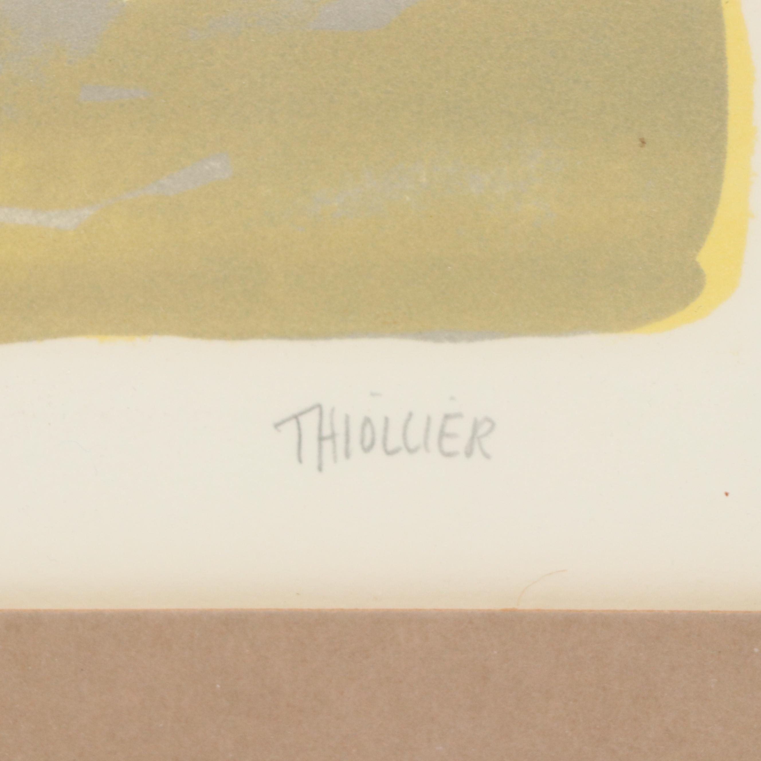 Eliane Thiollier Modern Lithograph, Mid-Late 20th Century