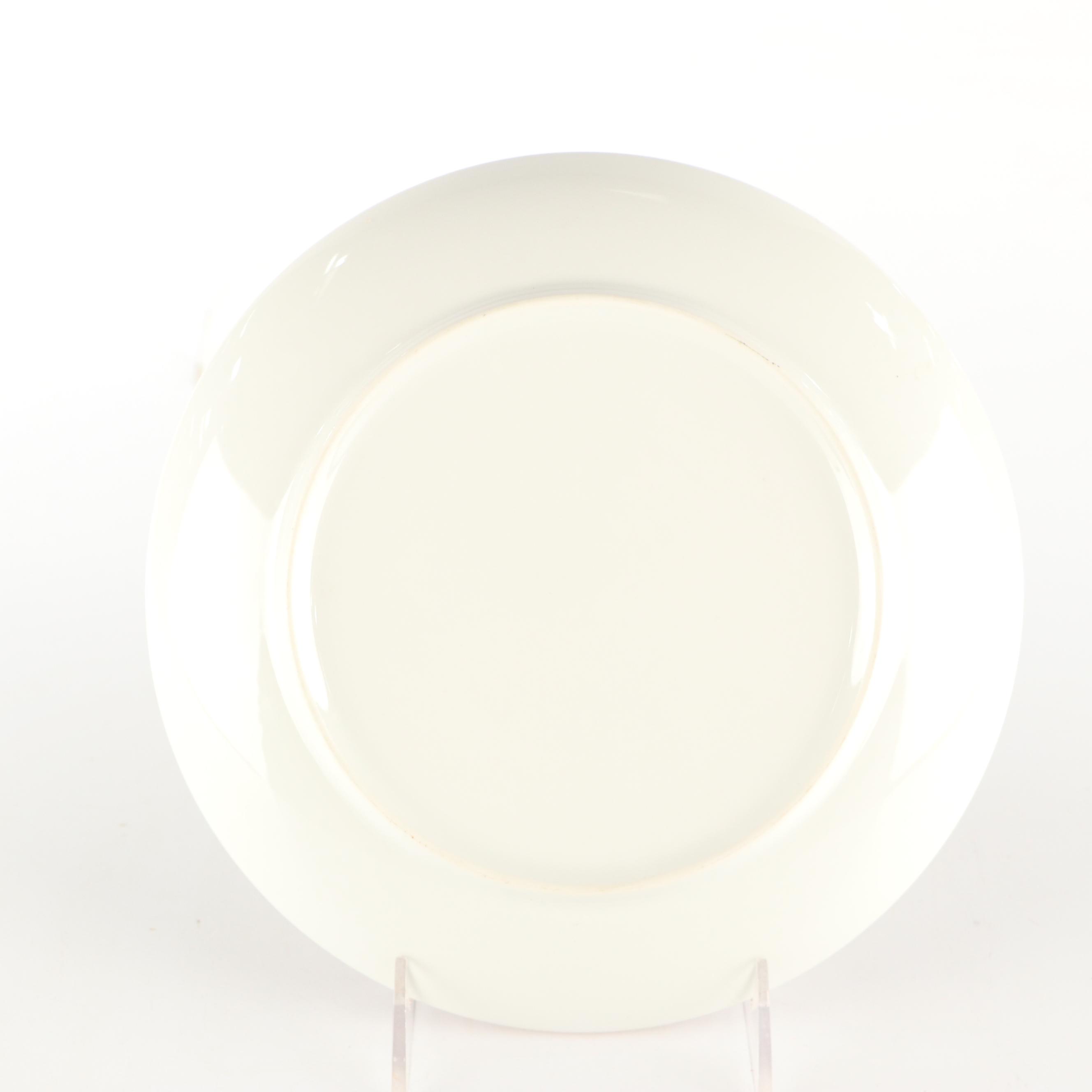 Porcelain Collector Plates with Framed Ribbon Art