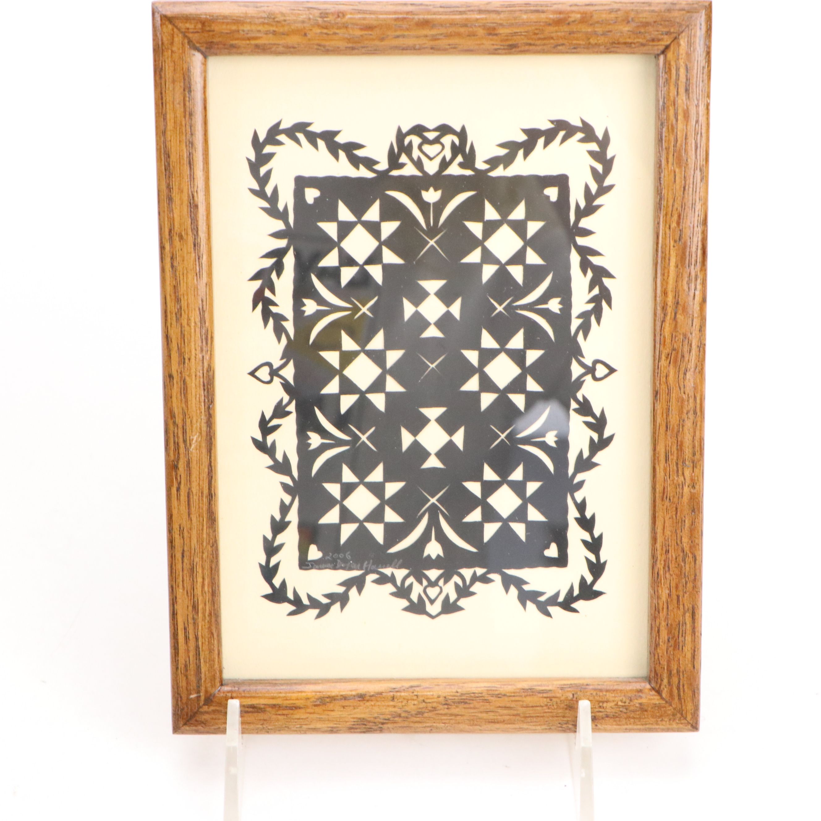 Janice Dyar Harrell Scherenschnitte Paper Cutting and Other Silhouette Art