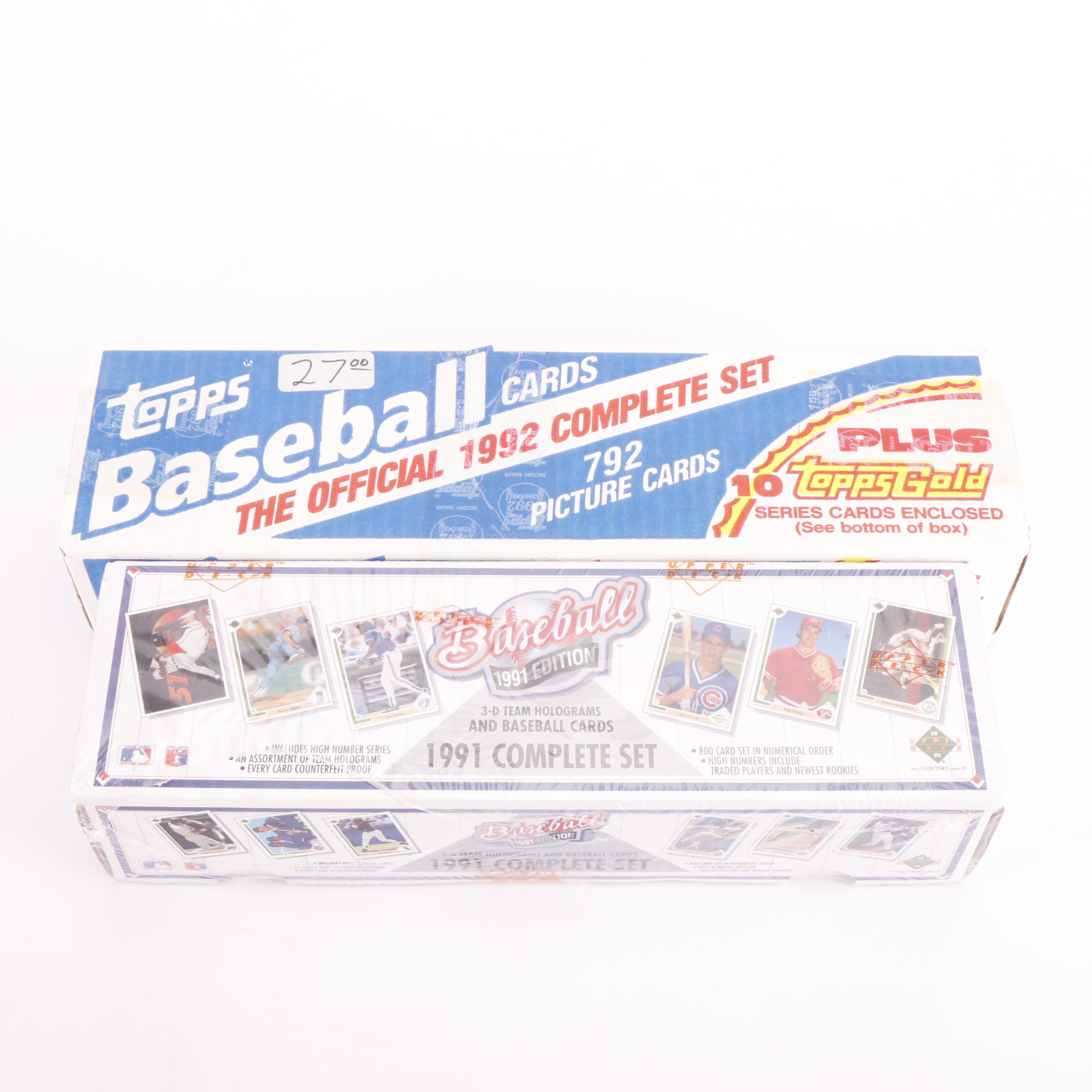 Topps, Upper Deck, with More Baseball Card Sets Featuring Ken Griffey Jr. & More