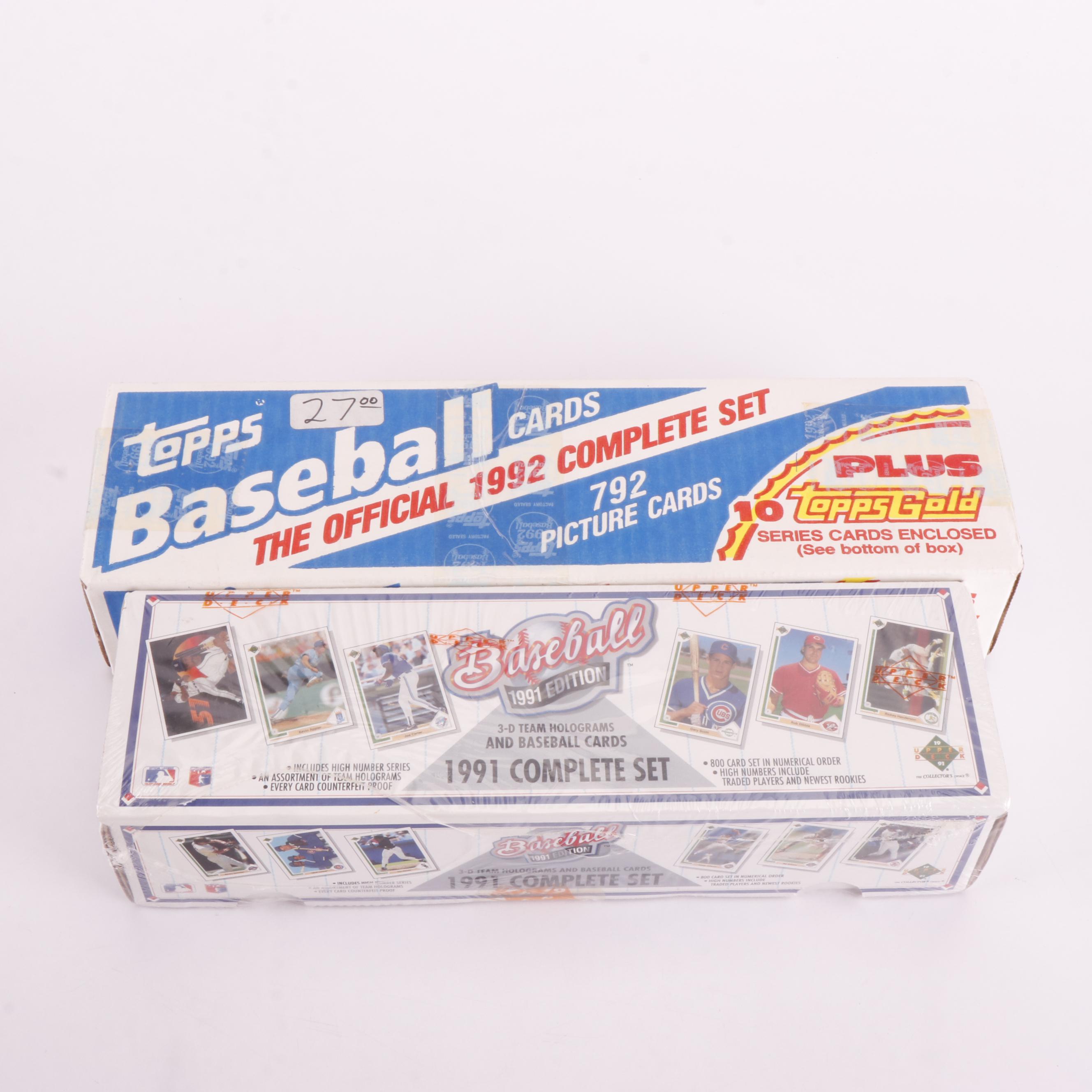 Topps, Upper Deck, with More Baseball Card Sets Featuring Ken Griffey Jr. & More