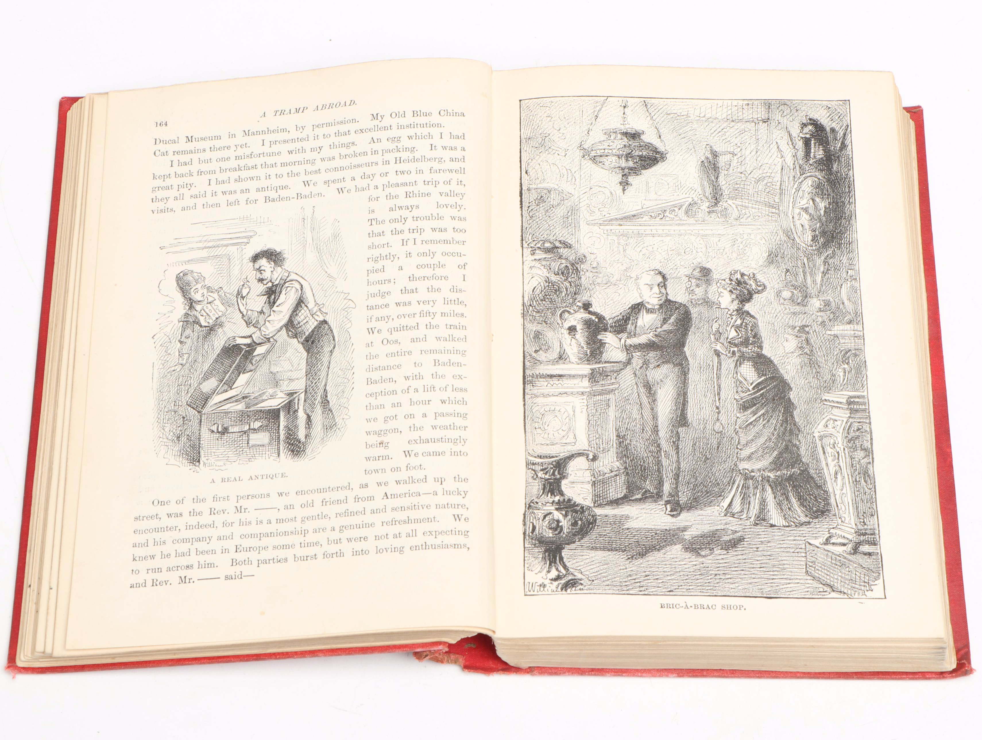 First UK Edition "A Tramp Abroad" by Mark Twain, 1880