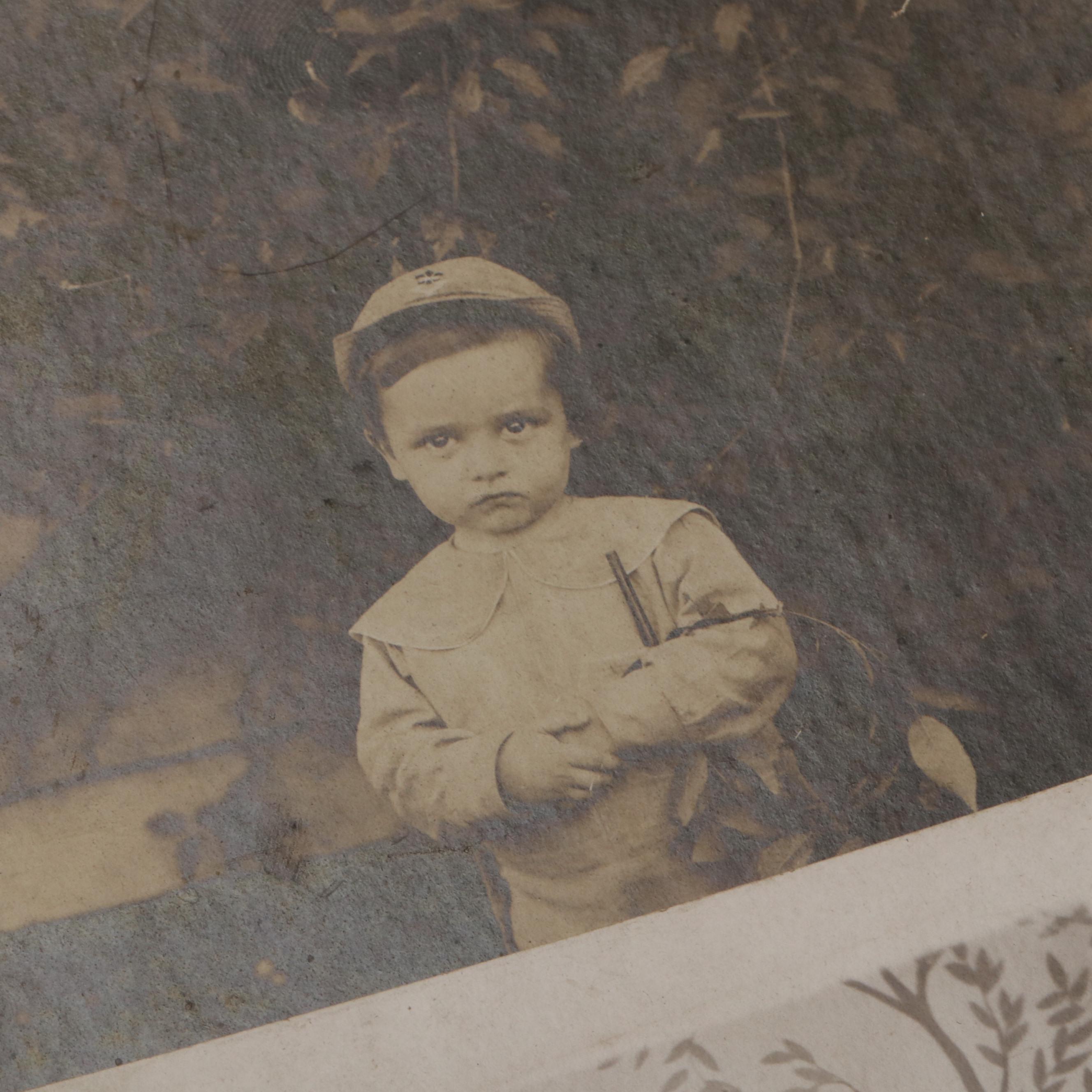 Photos of Men, Women and Children with More Ephemera, Late 19th/ Early 20th C.