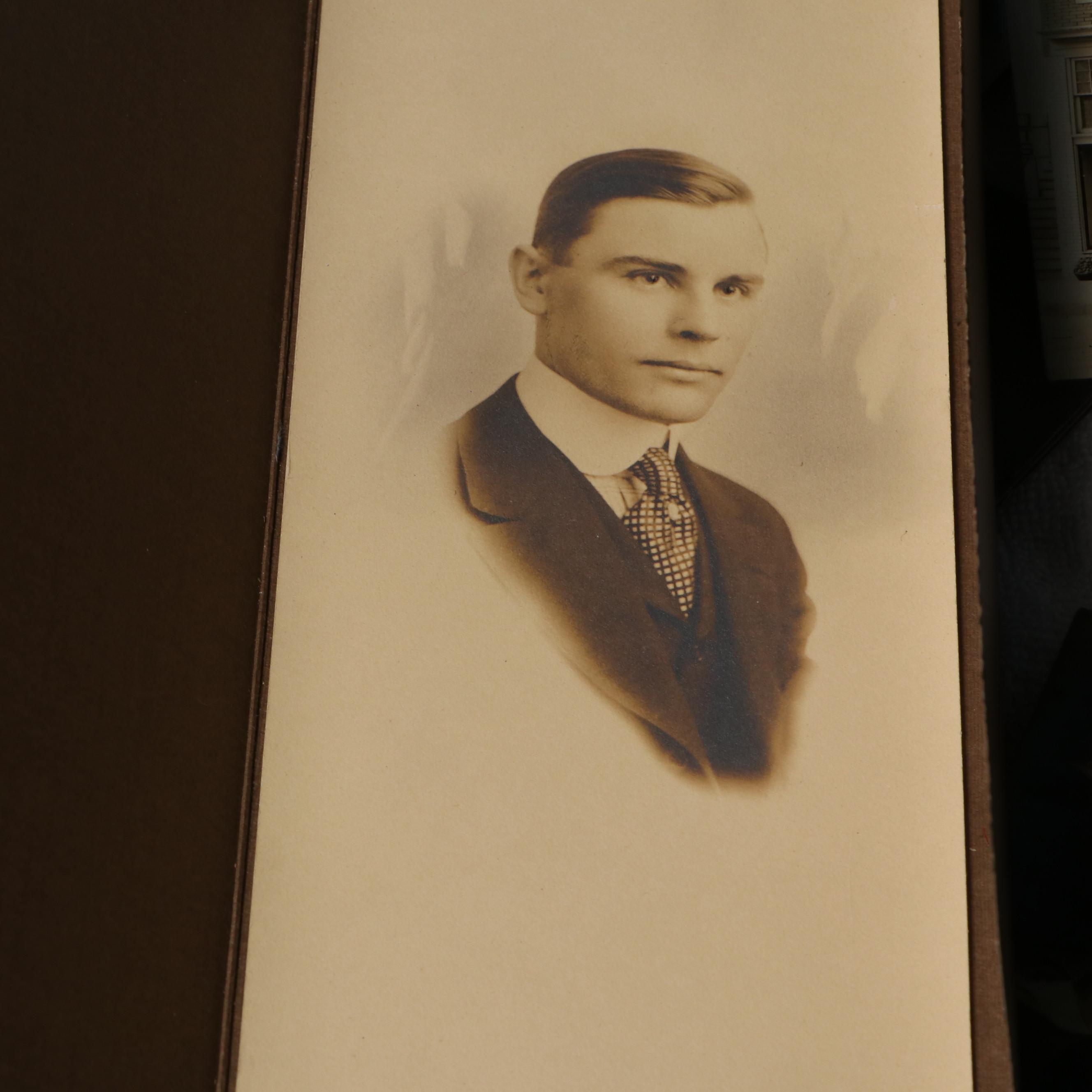 Photos of Men, Women and Children with More Ephemera, Late 19th/ Early 20th C.