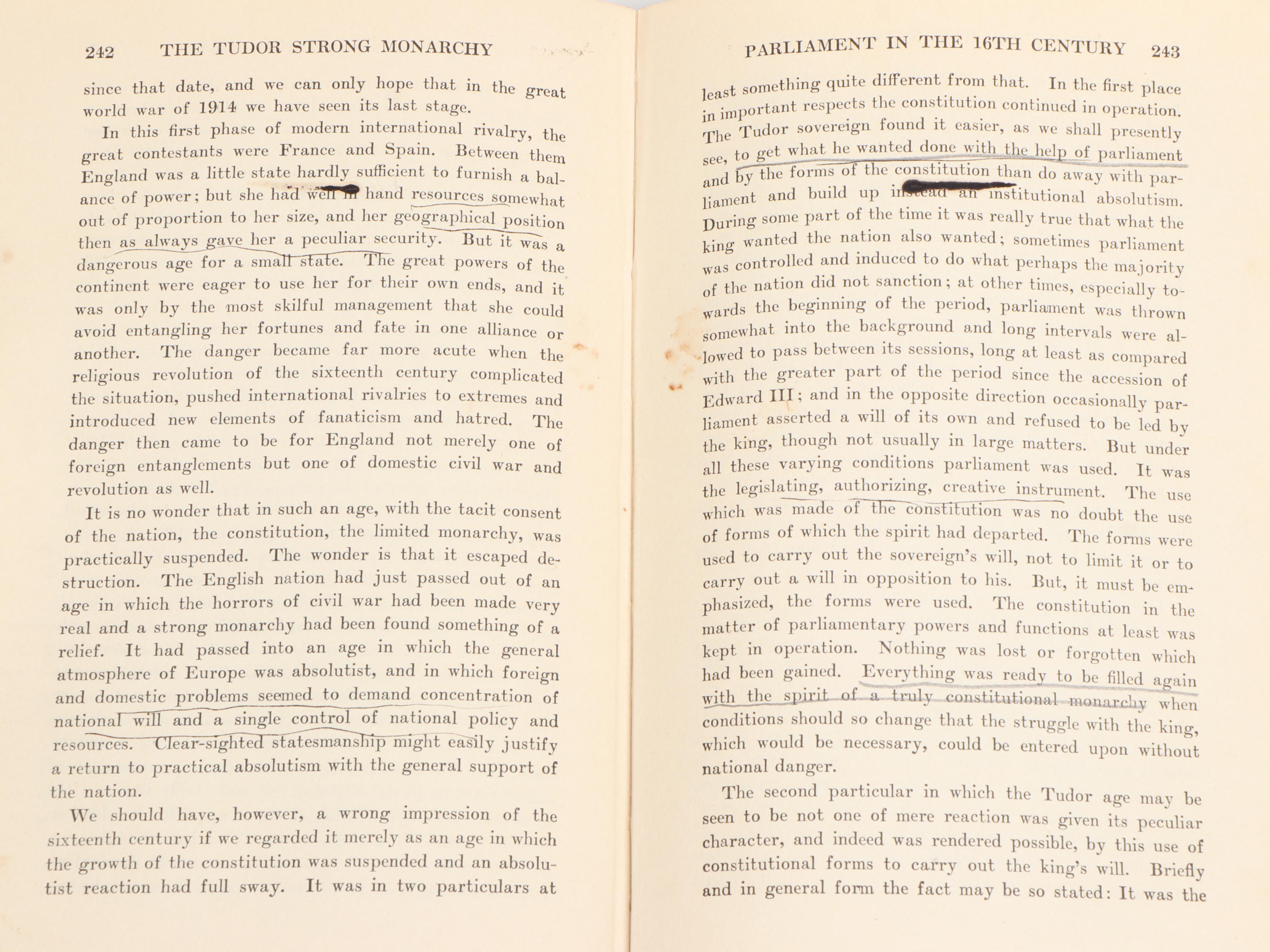 "Constitutional History of England" by George Burton Adams, 1921
