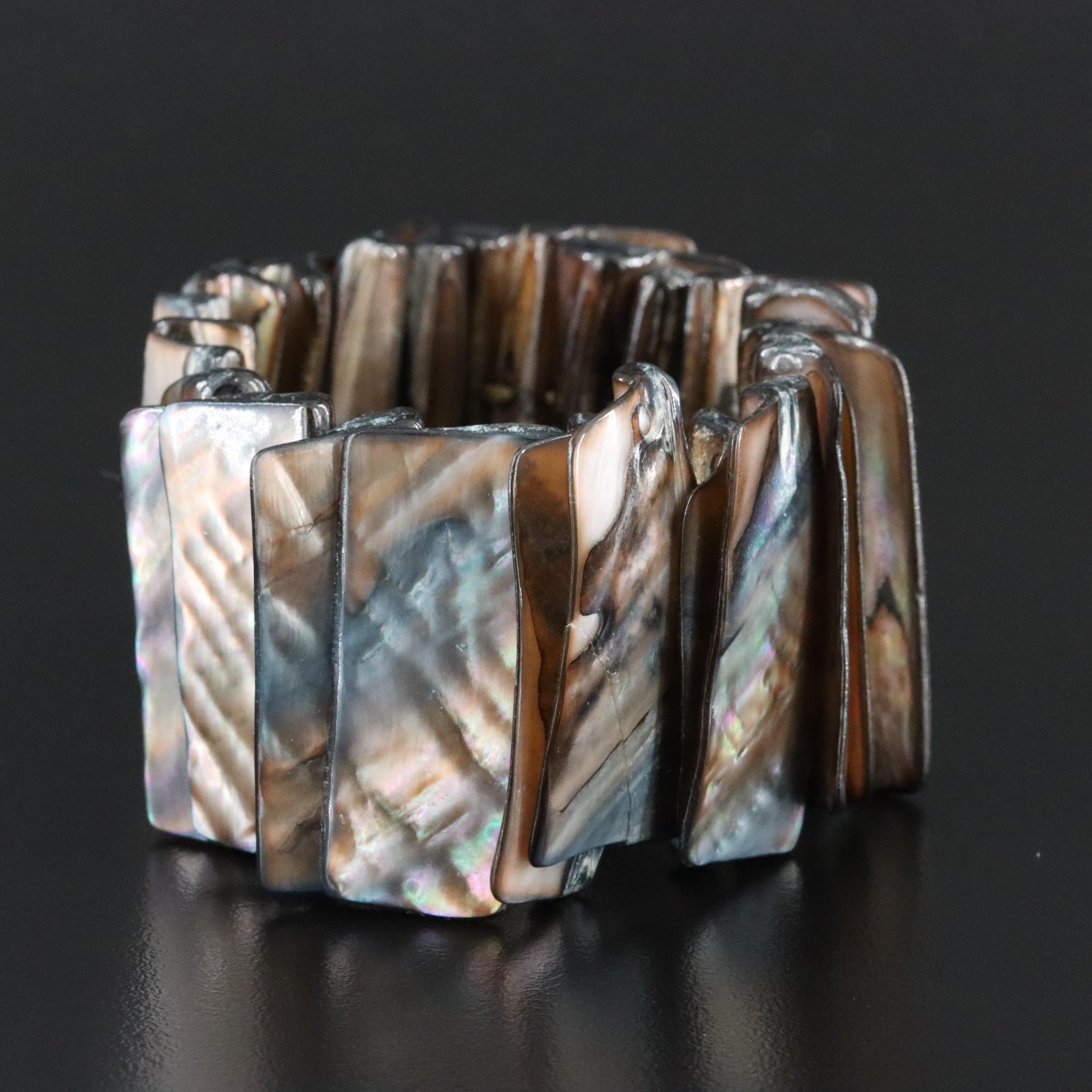 Abalone Panel Expansion Bracelet