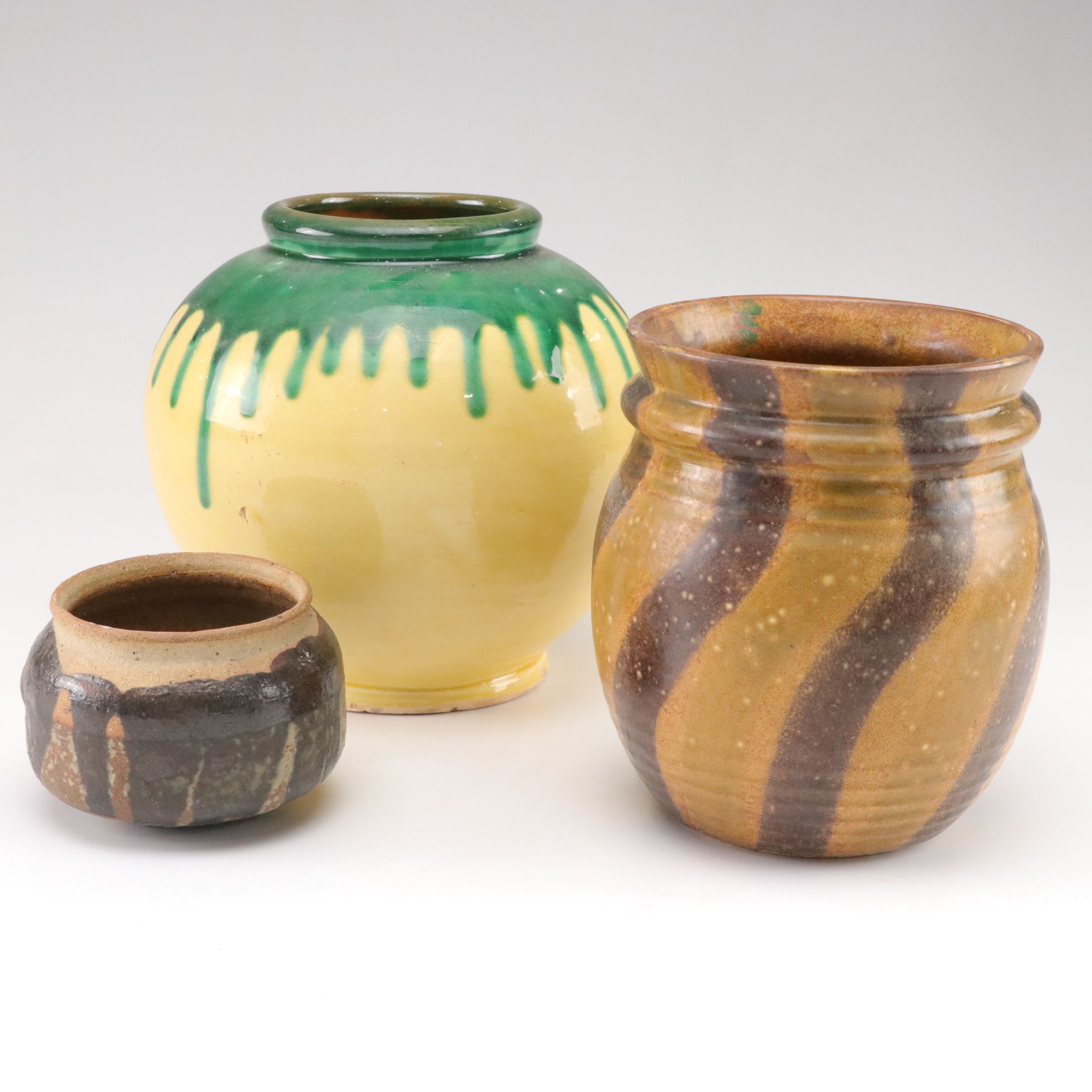 McCoy Pottery Vase and Two Other Vases
