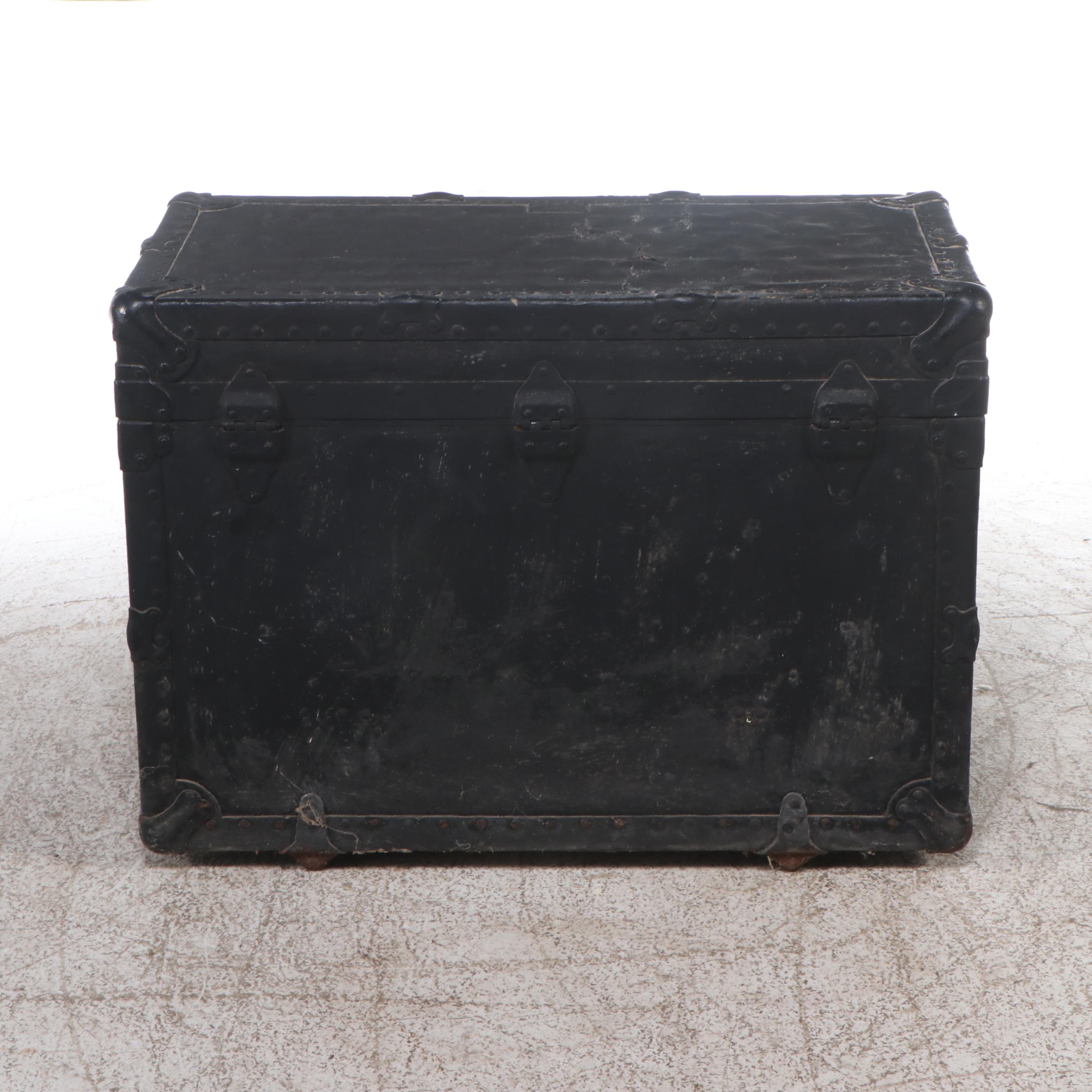 Hercules Flat Top Steamer Trunk