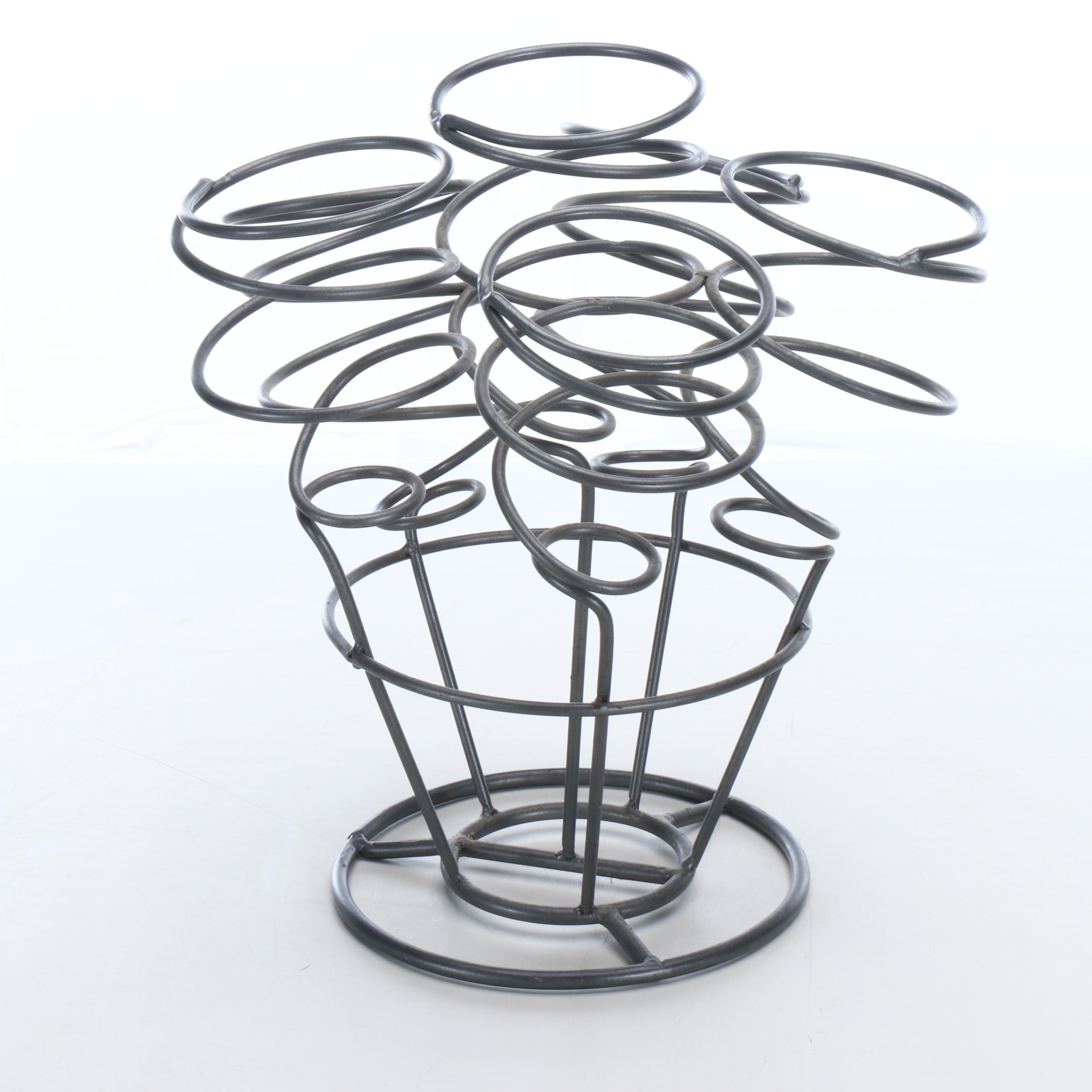 Emerson Wine Bottle Cooler with Coil Wine Bottle Holder