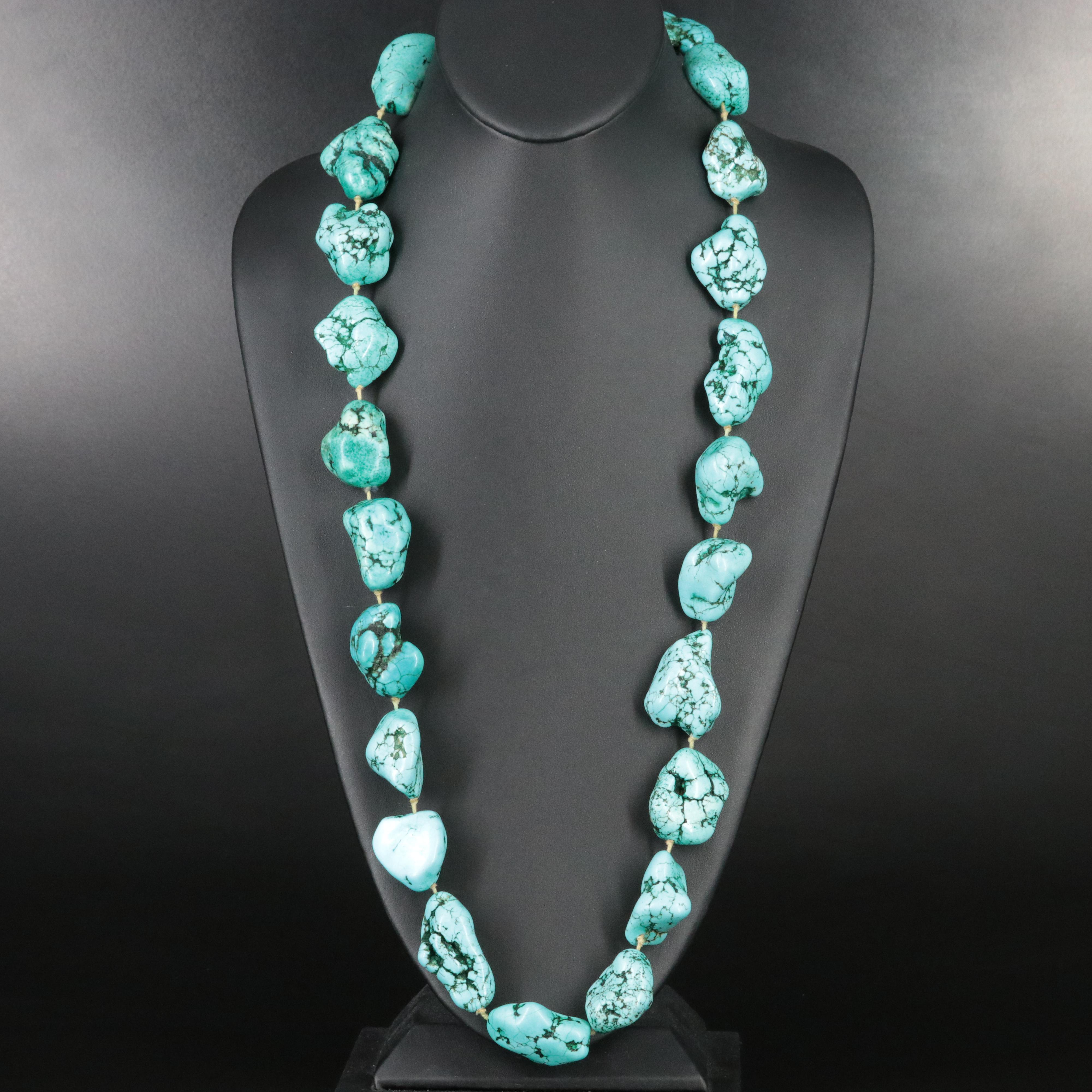 Magnesite Large Bead Necklace
