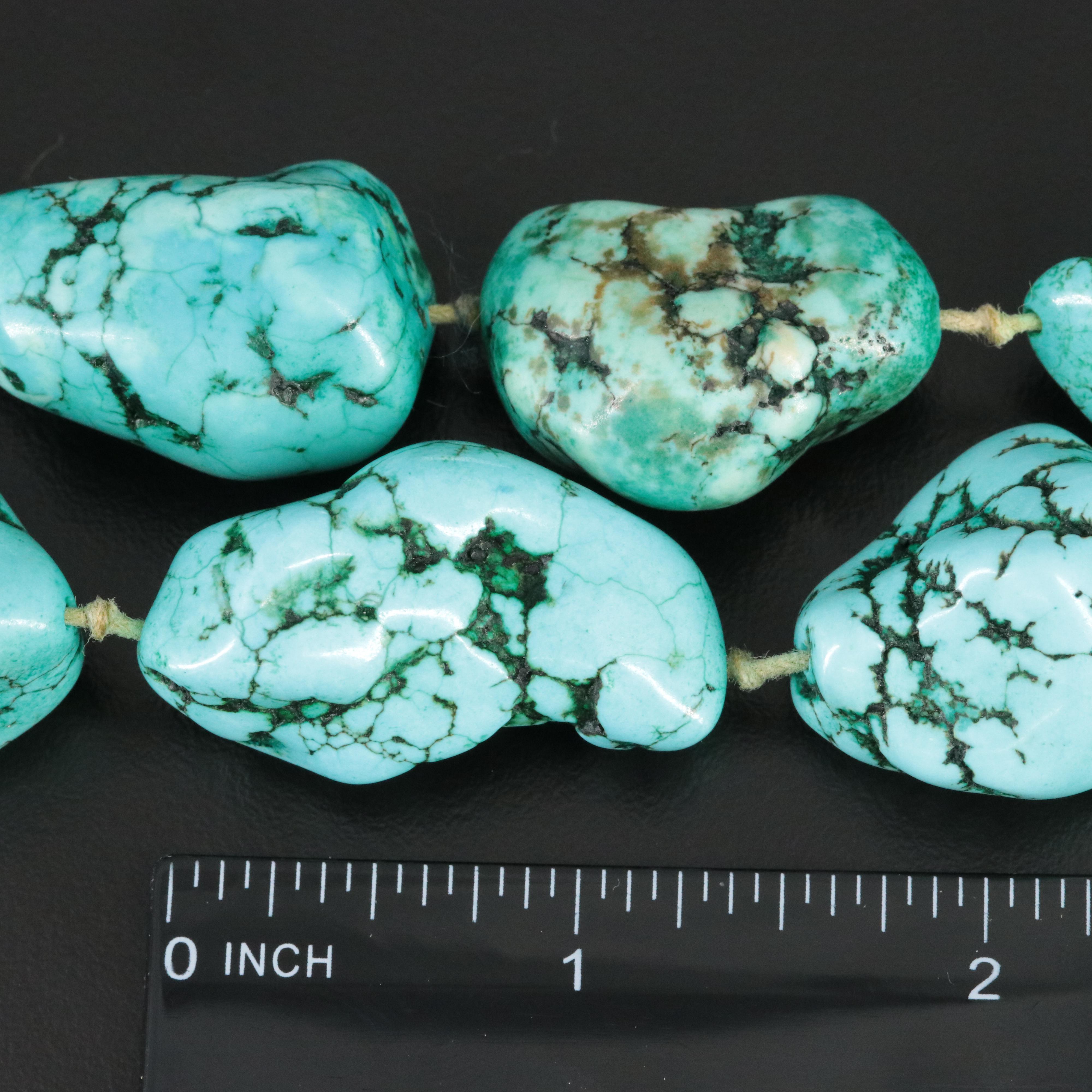 Magnesite Large Bead Necklace