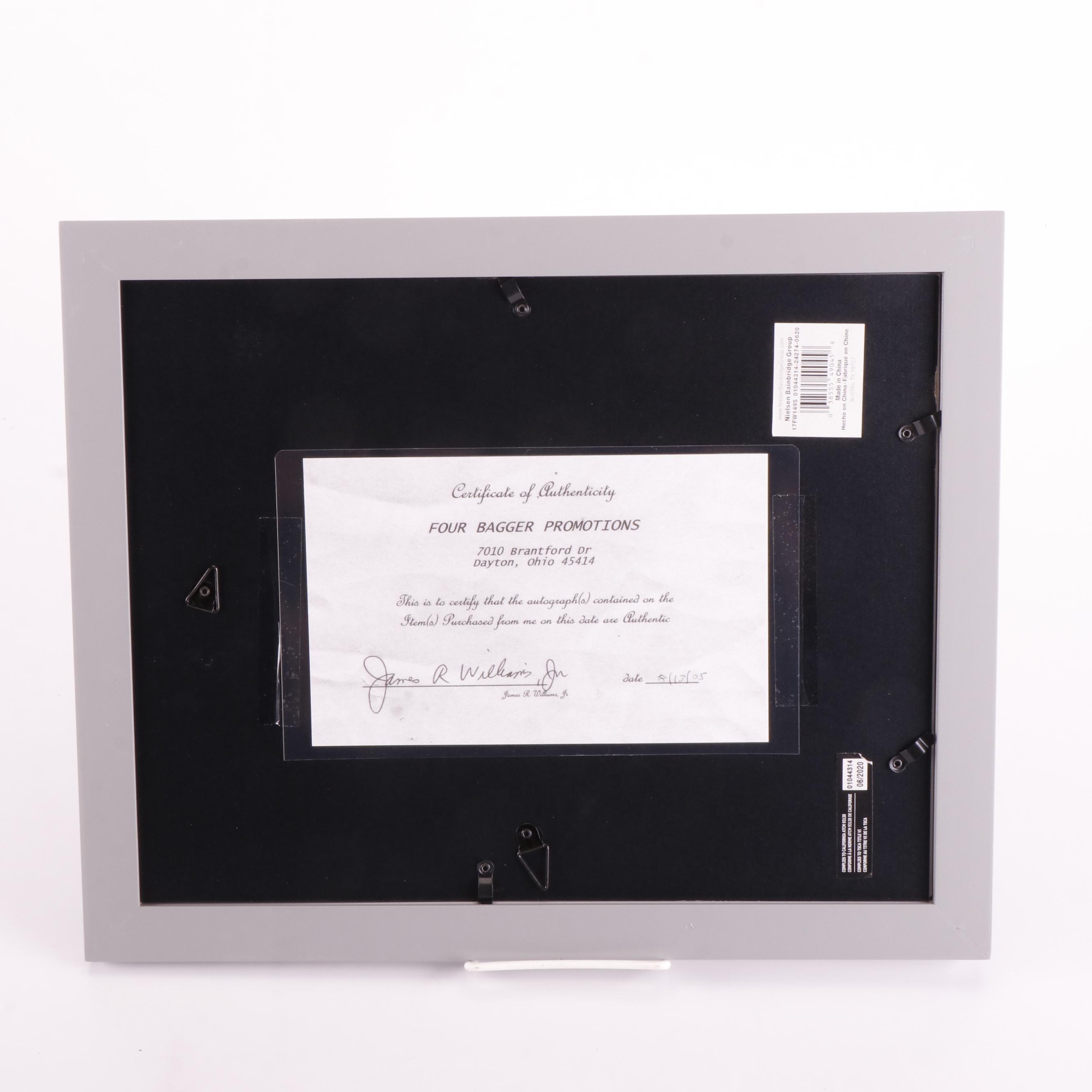 Bob Feller, Johnny Vander Meer, and More Signed Baseball Prints