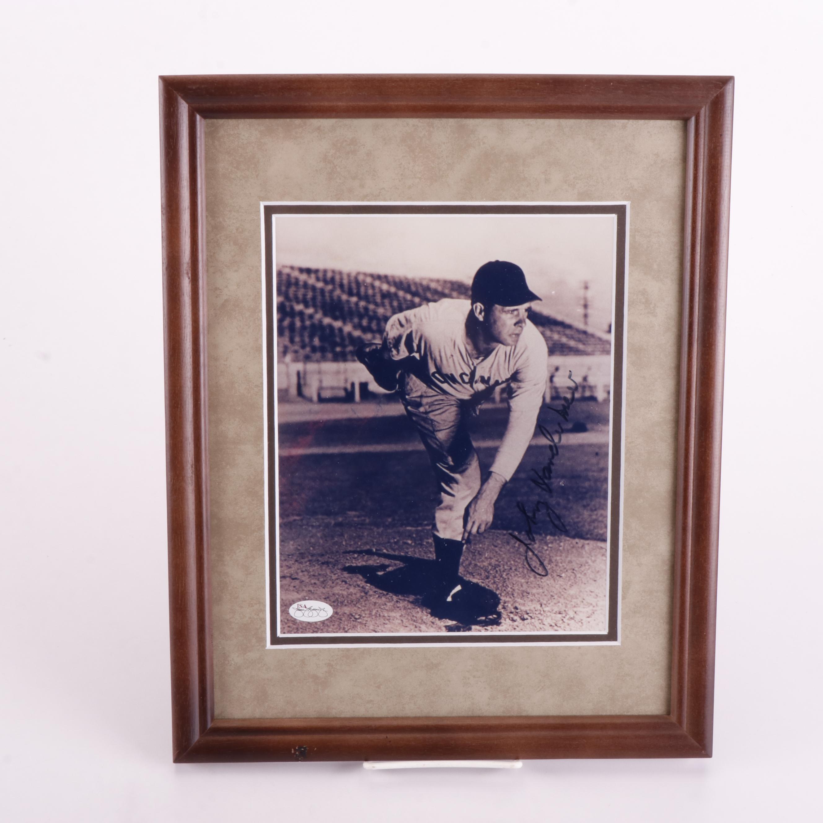 Bob Feller, Johnny Vander Meer, and More Signed Baseball Prints