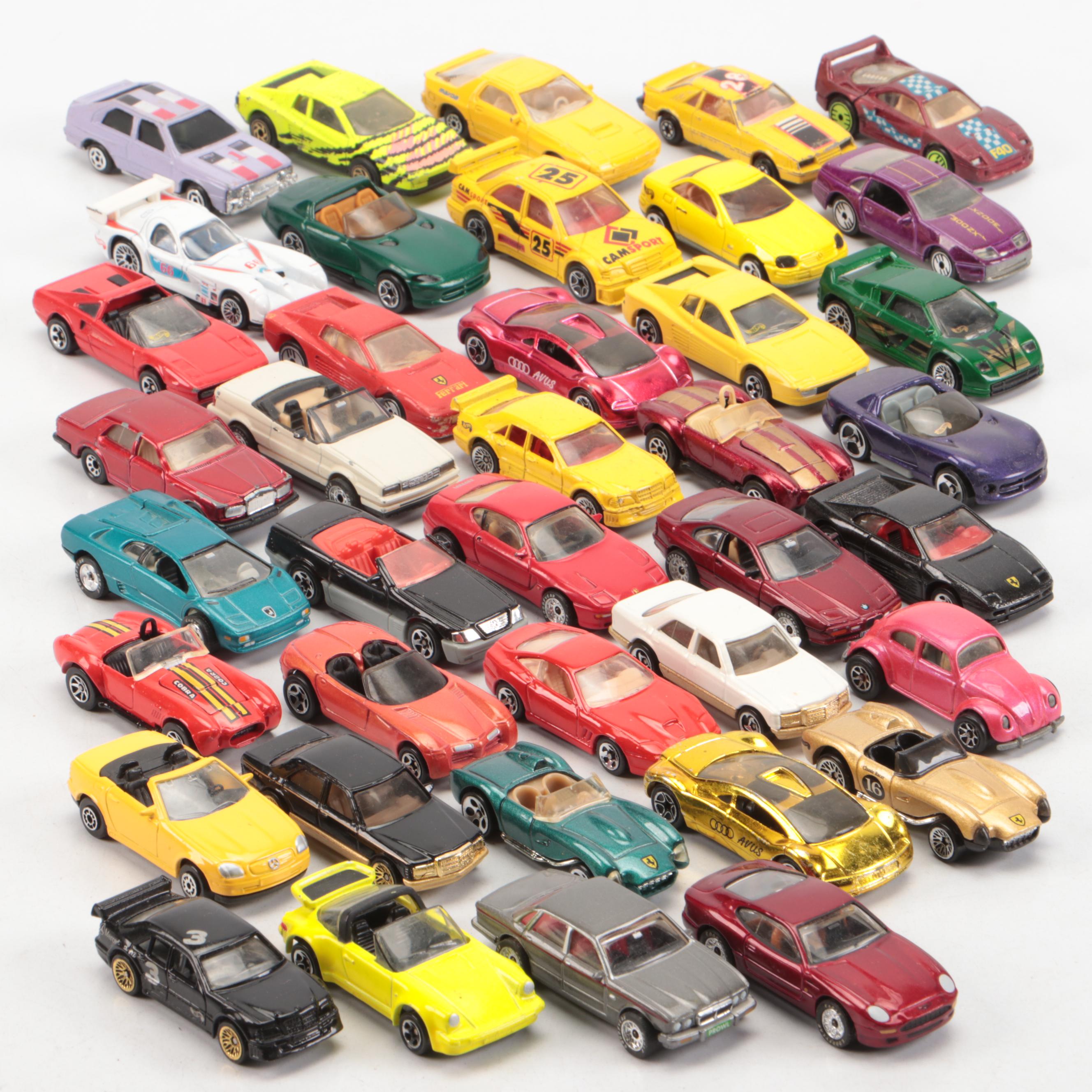 Mattel Hot Wheels Ferrari, Lamborghini Diablo and Other Diecast Toy Cars
